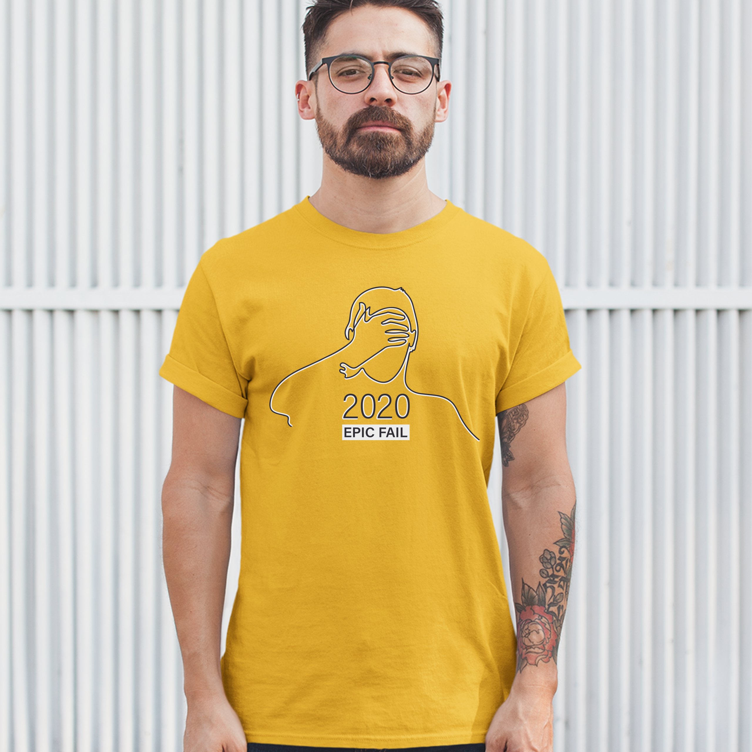 2020 Epic Fail T-shirt Pandemic Elections Facepalm 2020 Sucks Men/'s Tee