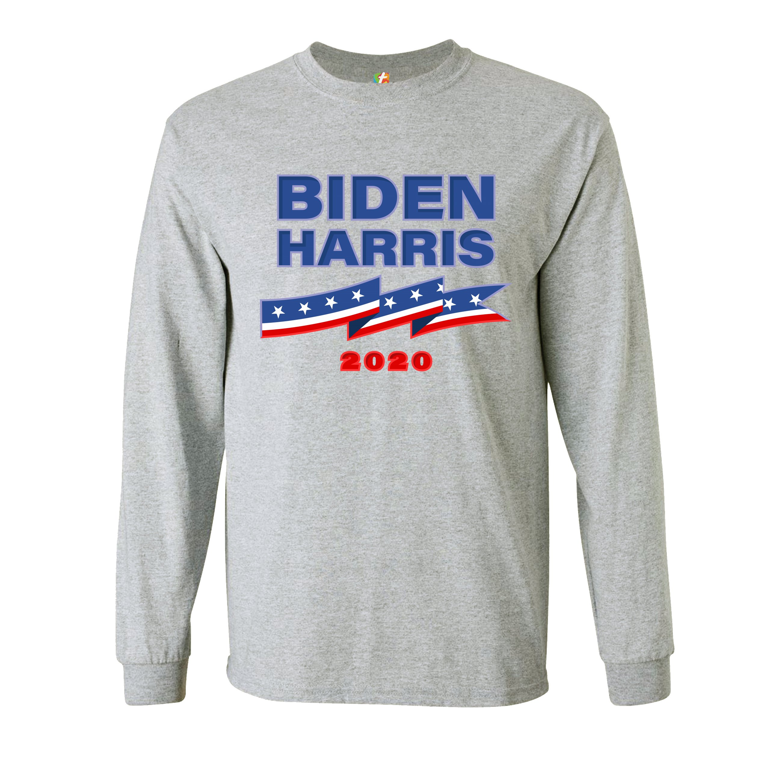 Biden Harris 2020 Long Sleeve T-shirt Stars and Stripes Democratic ...