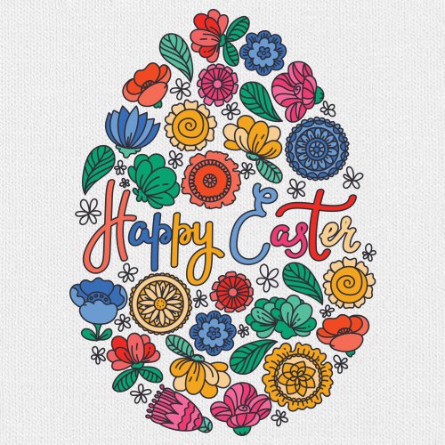 Floral Easter Egg Youth T-shirt Happy Easter Jesus Christ is Alive Kids - Picture 12 of 56