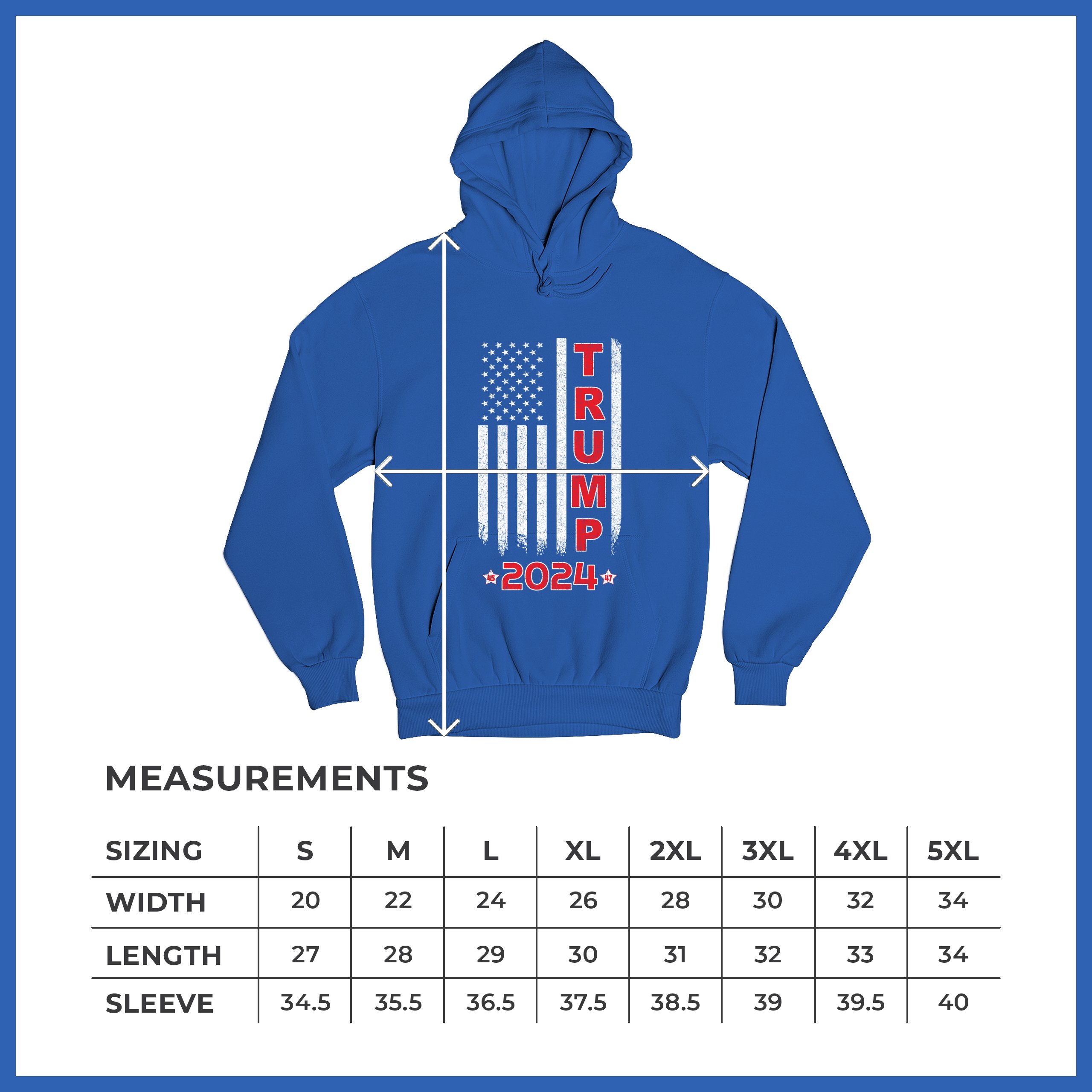Donald Trump American Flag 2024 45 47 Sweatshirt America First MAGA Hoodie - Picture 50 of 57