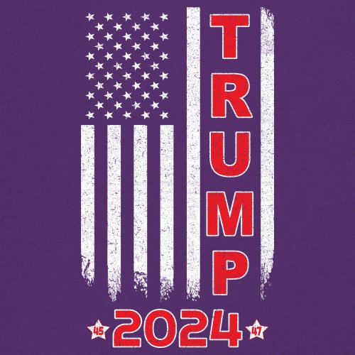 Donald Trump American Flag 2024 45 47 Sweatshirt America First MAGA Hoodie - Picture 25 of 57