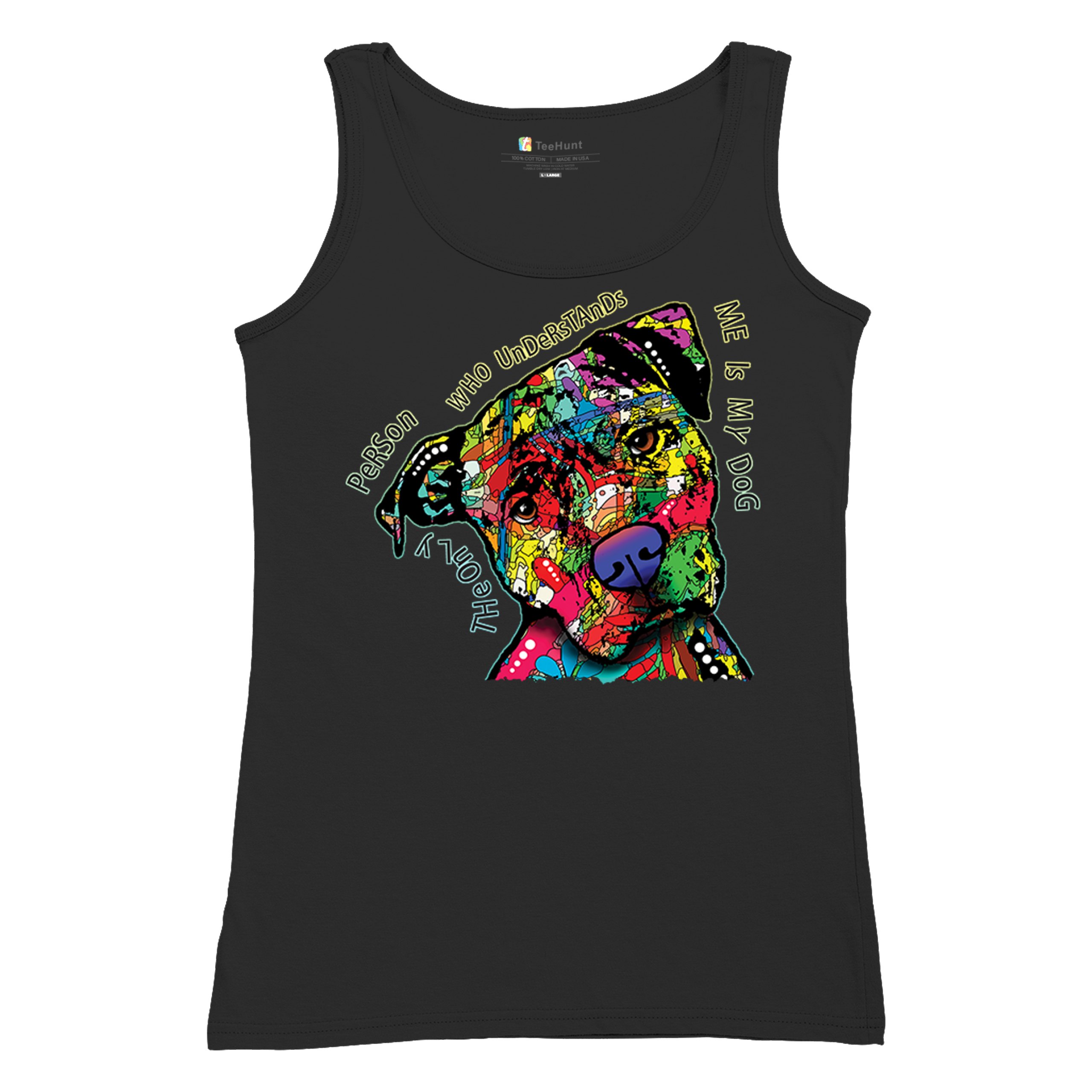Dean Russo Cute Dog Women's Tank Top Only Person Who Understands Me - Picture 6 of 36