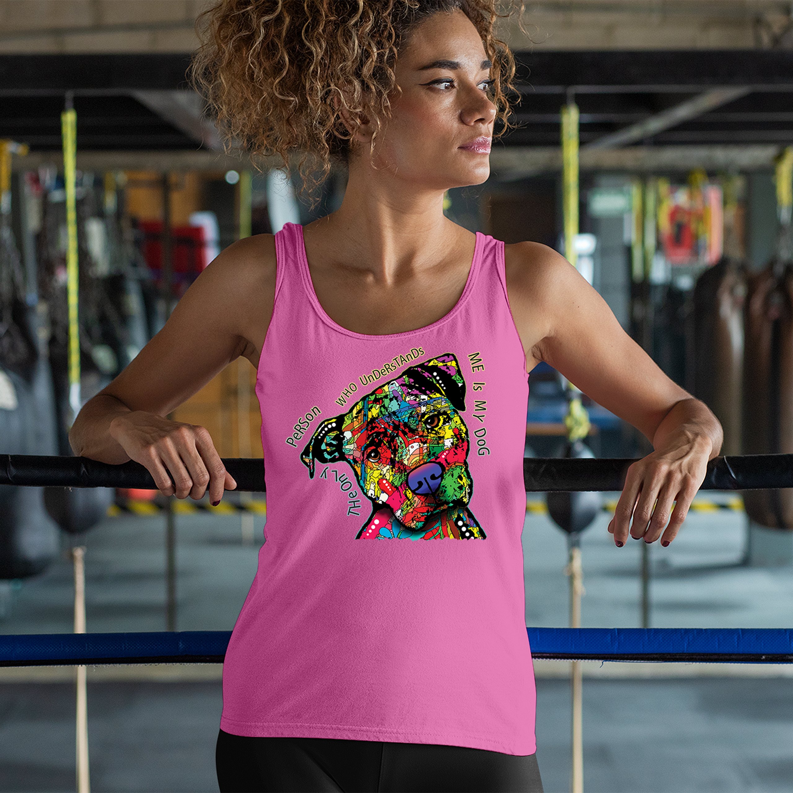 Dean Russo Cute Dog Women's Tank Top Only Person Who Understands Me - Picture 33 of 36
