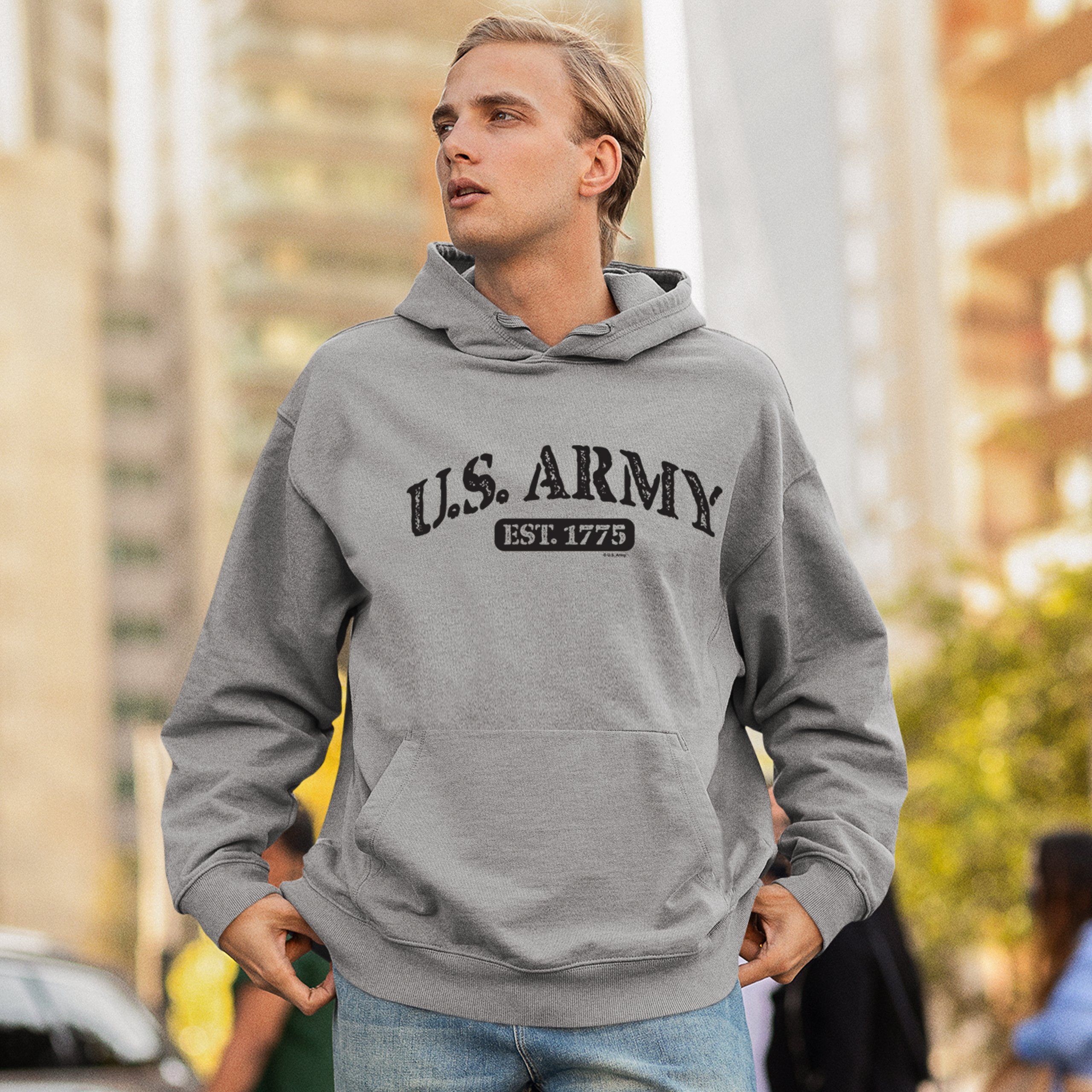 US Army Strong Sweatshirt Military Veteran DD 214 Patriotic