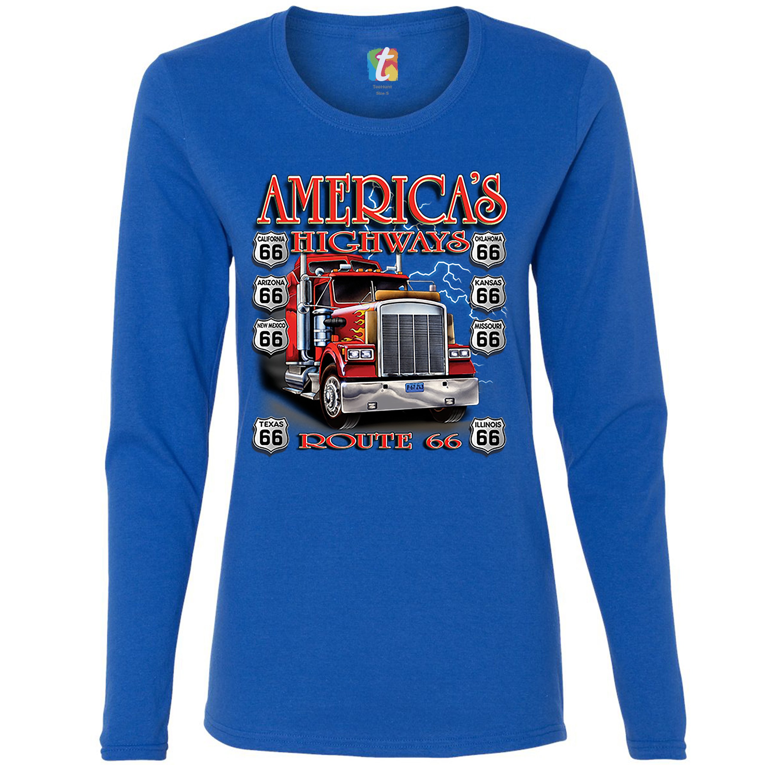 route 66 long sleeve t shirts