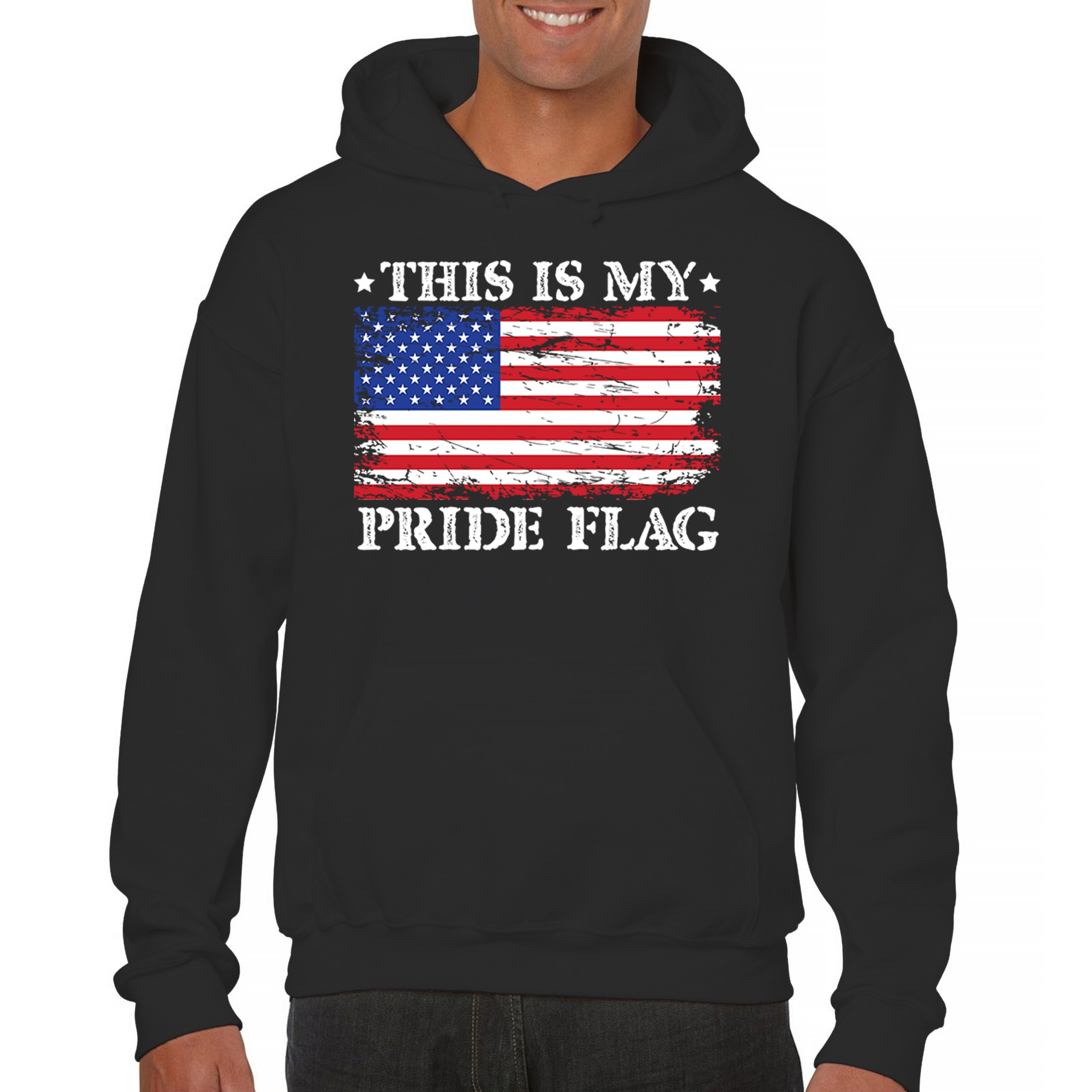 Sudadera This is My Pride Flag Bandera Americana 4 de Julio USA Patriot Hoodie - Imagen 2 de 29
