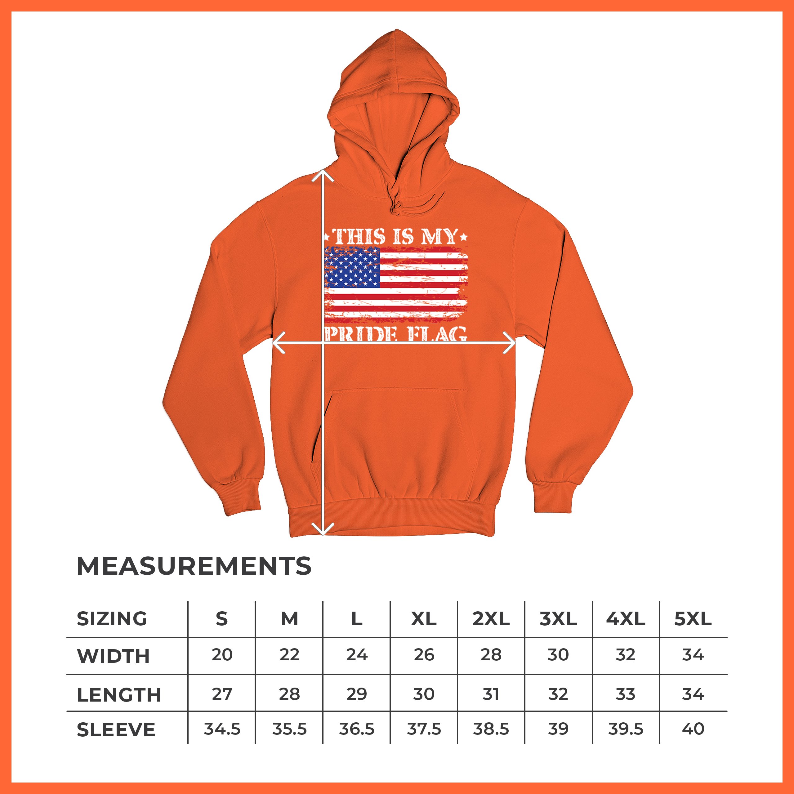 Sudadera This is My Pride Flag Bandera Americana 4 de Julio USA Patriot Hoodie - Imagen 15 de 29