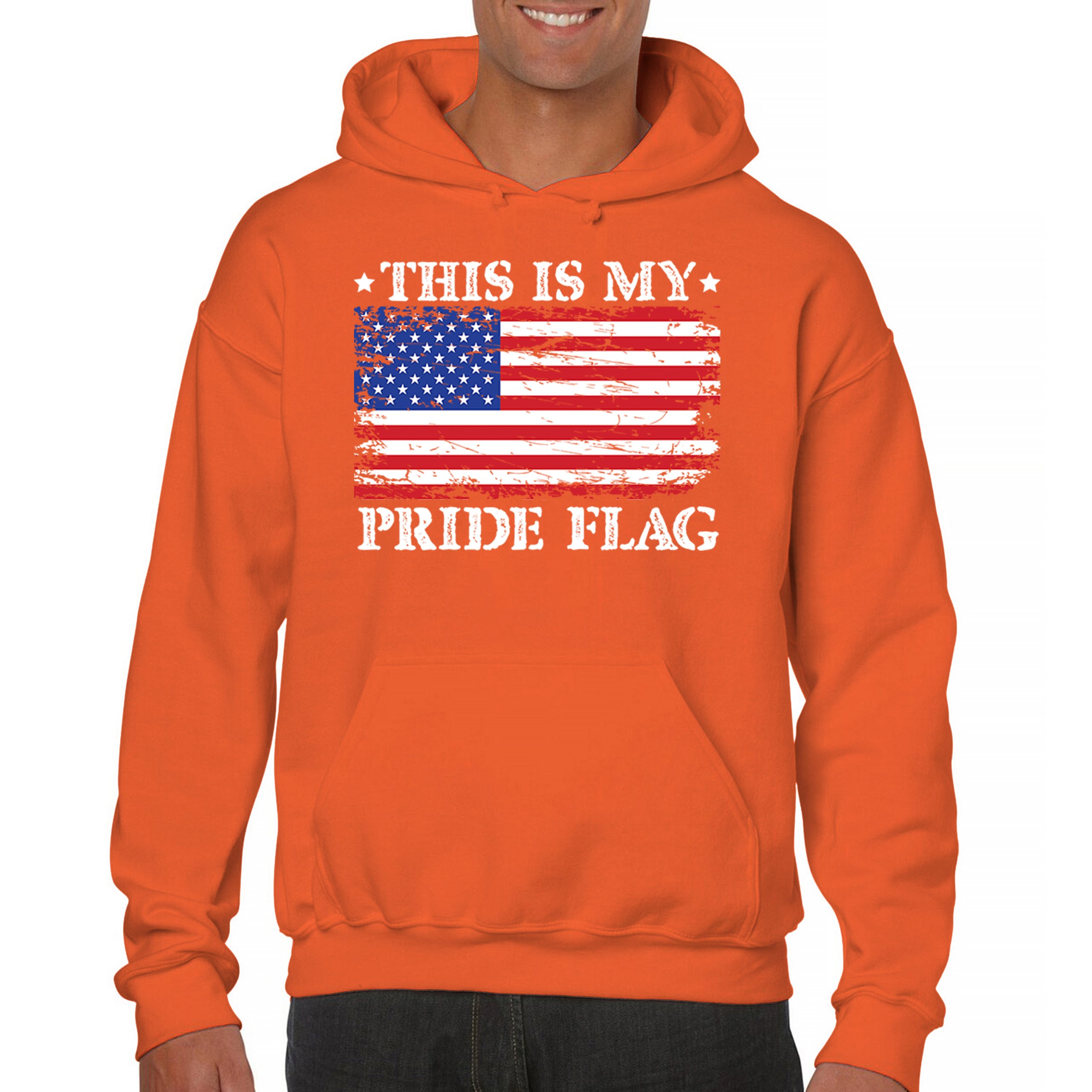 Sudadera This is My Pride Flag Bandera Americana 4 de Julio USA Patriot Hoodie - Imagen 9 de 29