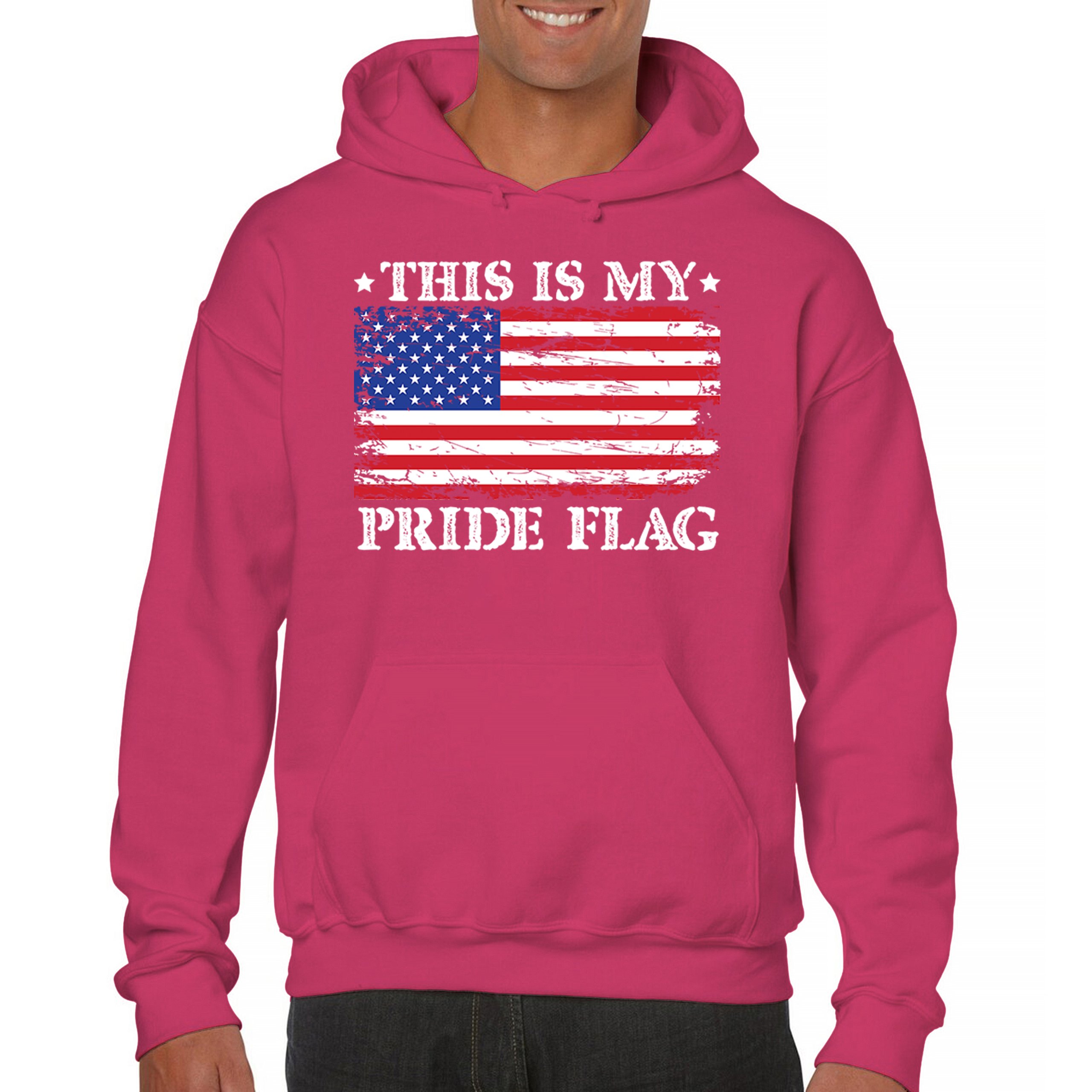 Sudadera This is My Pride Flag Bandera Americana 4 de Julio USA Patriot Hoodie - Imagen 23 de 29