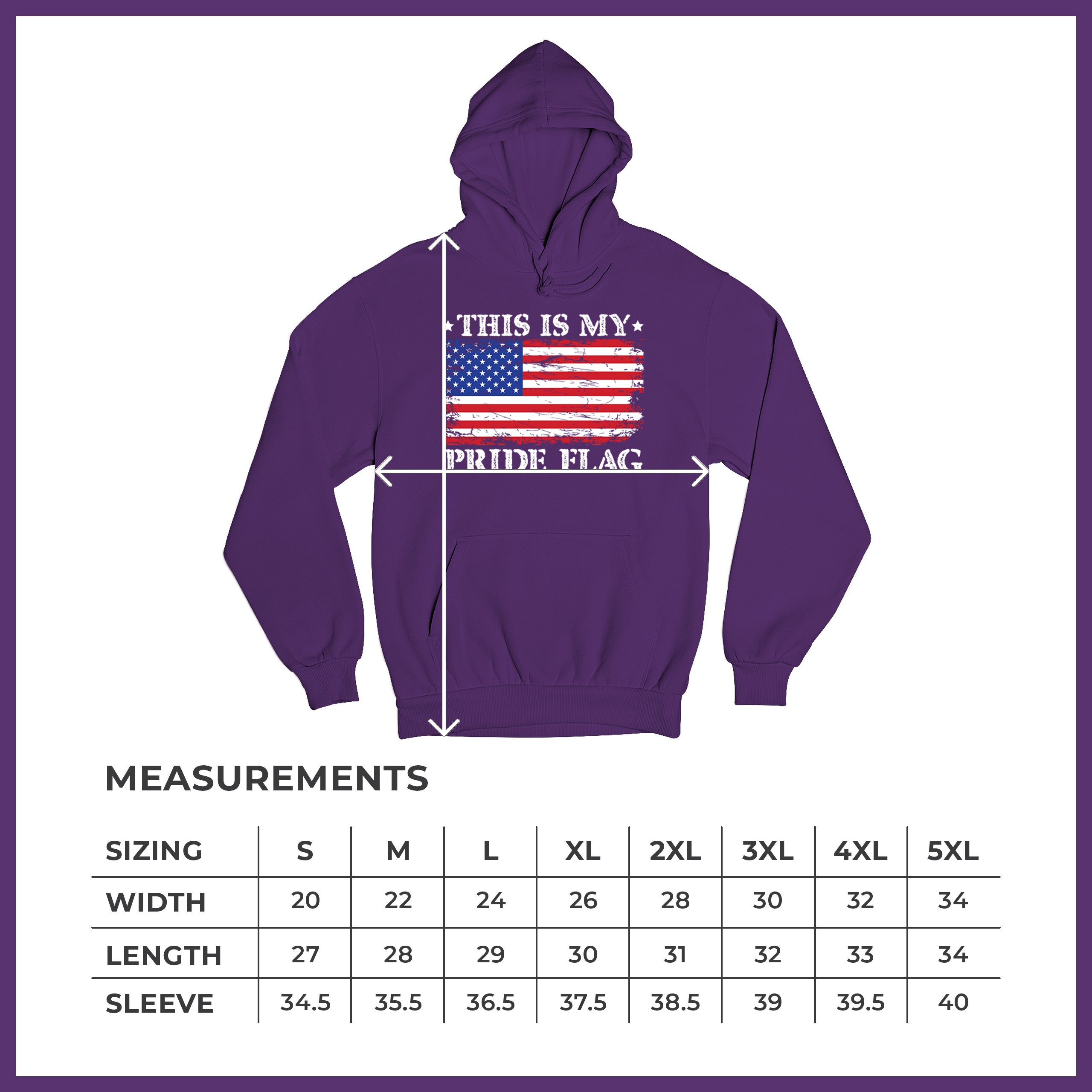 Sudadera This is My Pride Flag Bandera Americana 4 de Julio USA Patriot Hoodie - Imagen 22 de 29