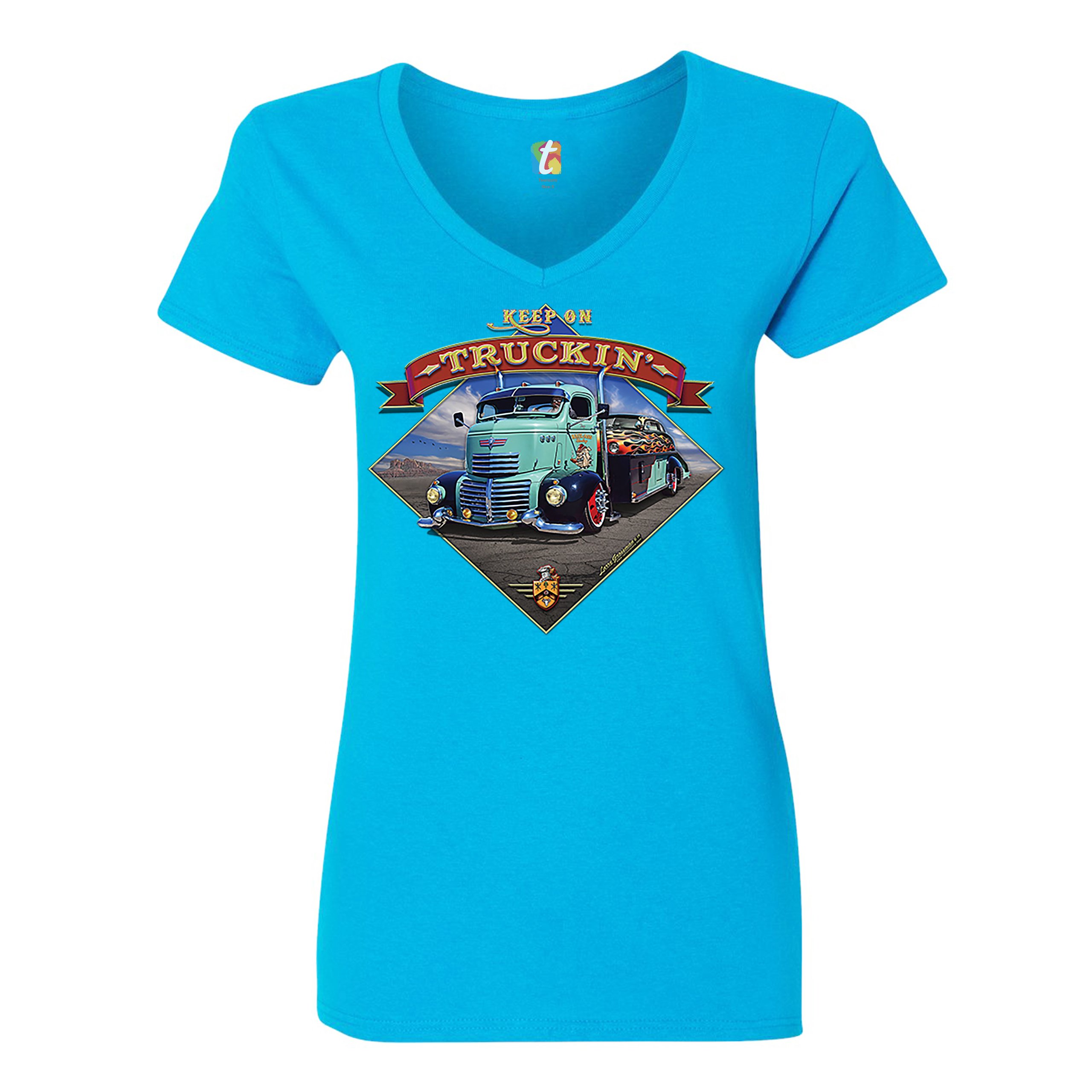 keep on truckin vintage style t shirt