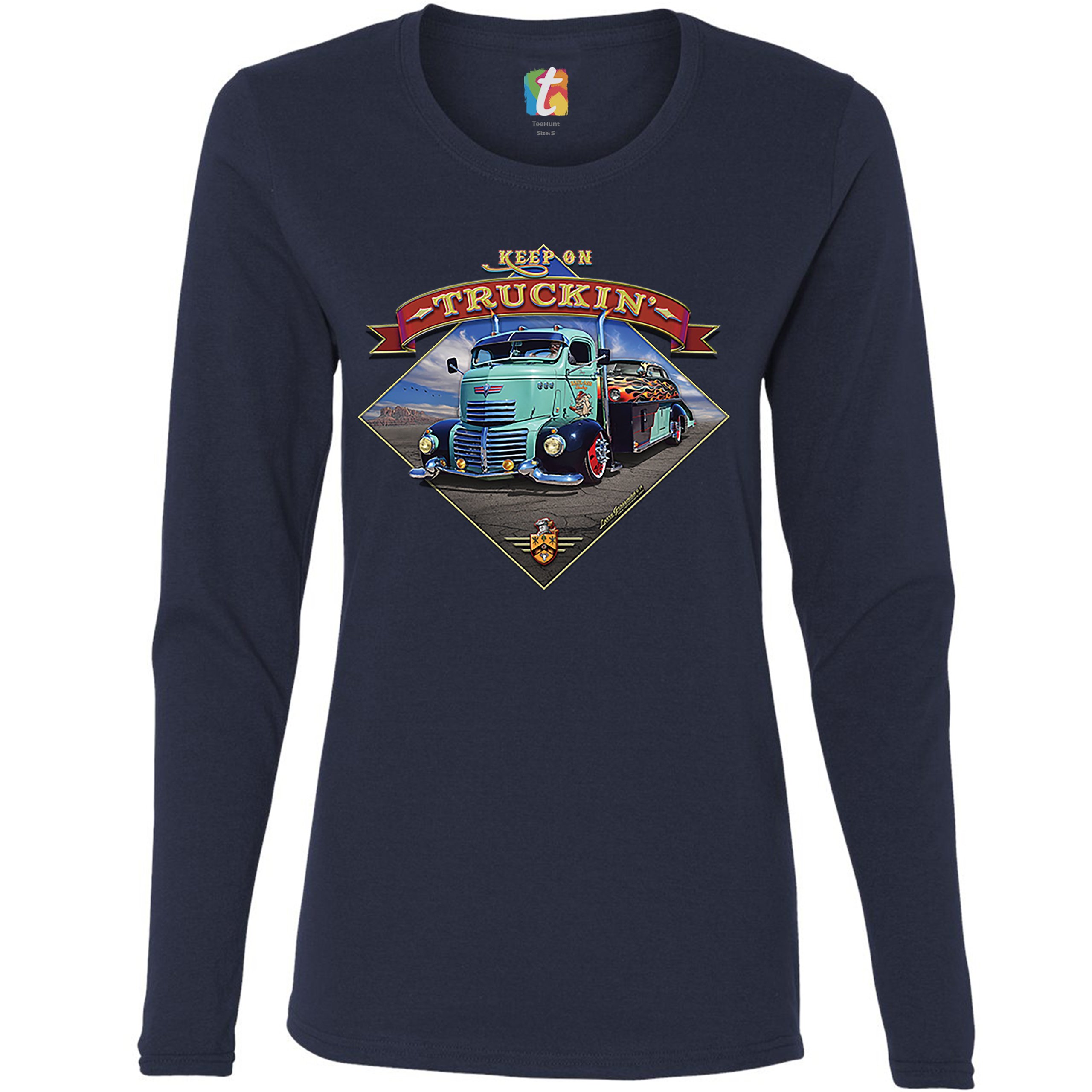 keep on truckin vintage style t shirt