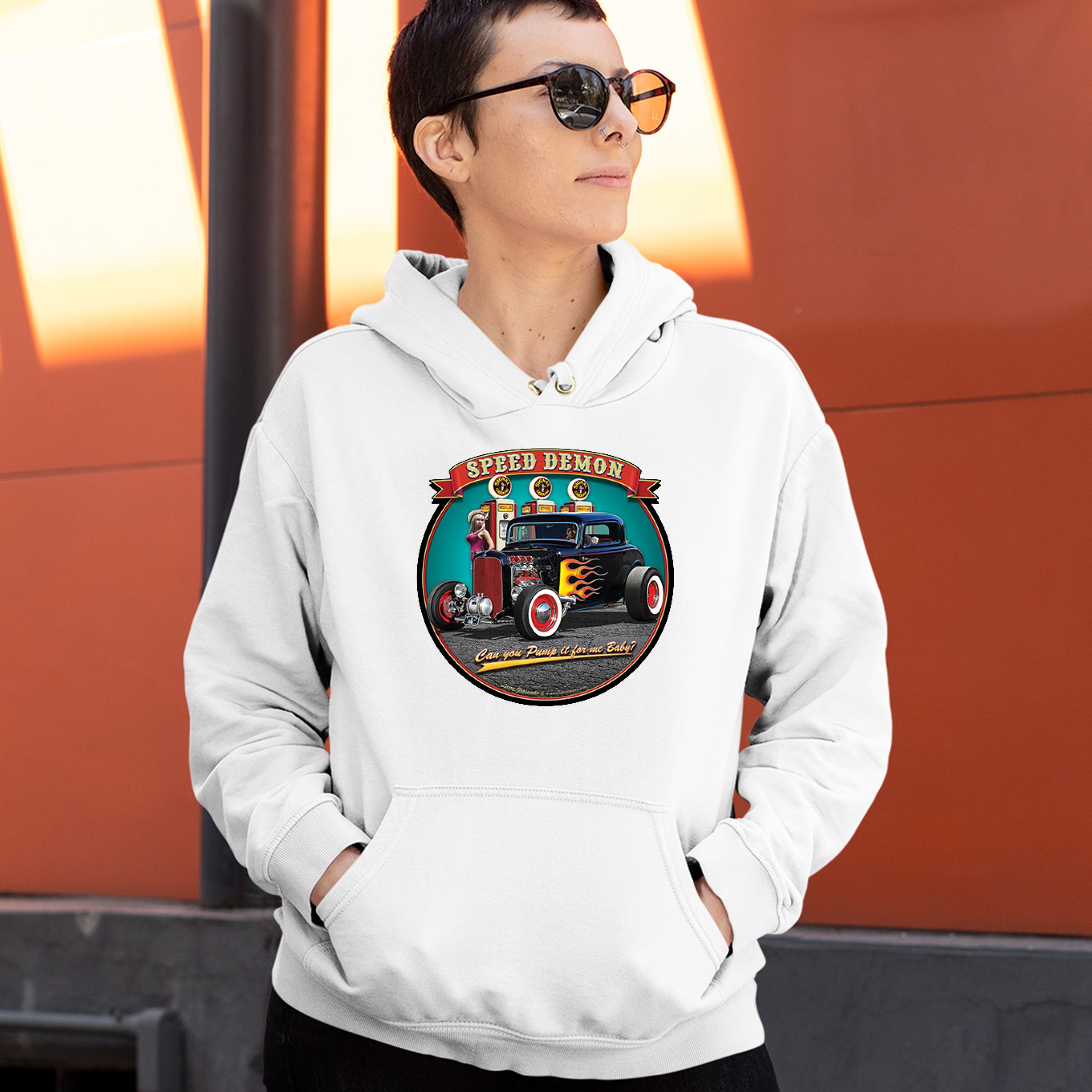 drag racing sweatshirt