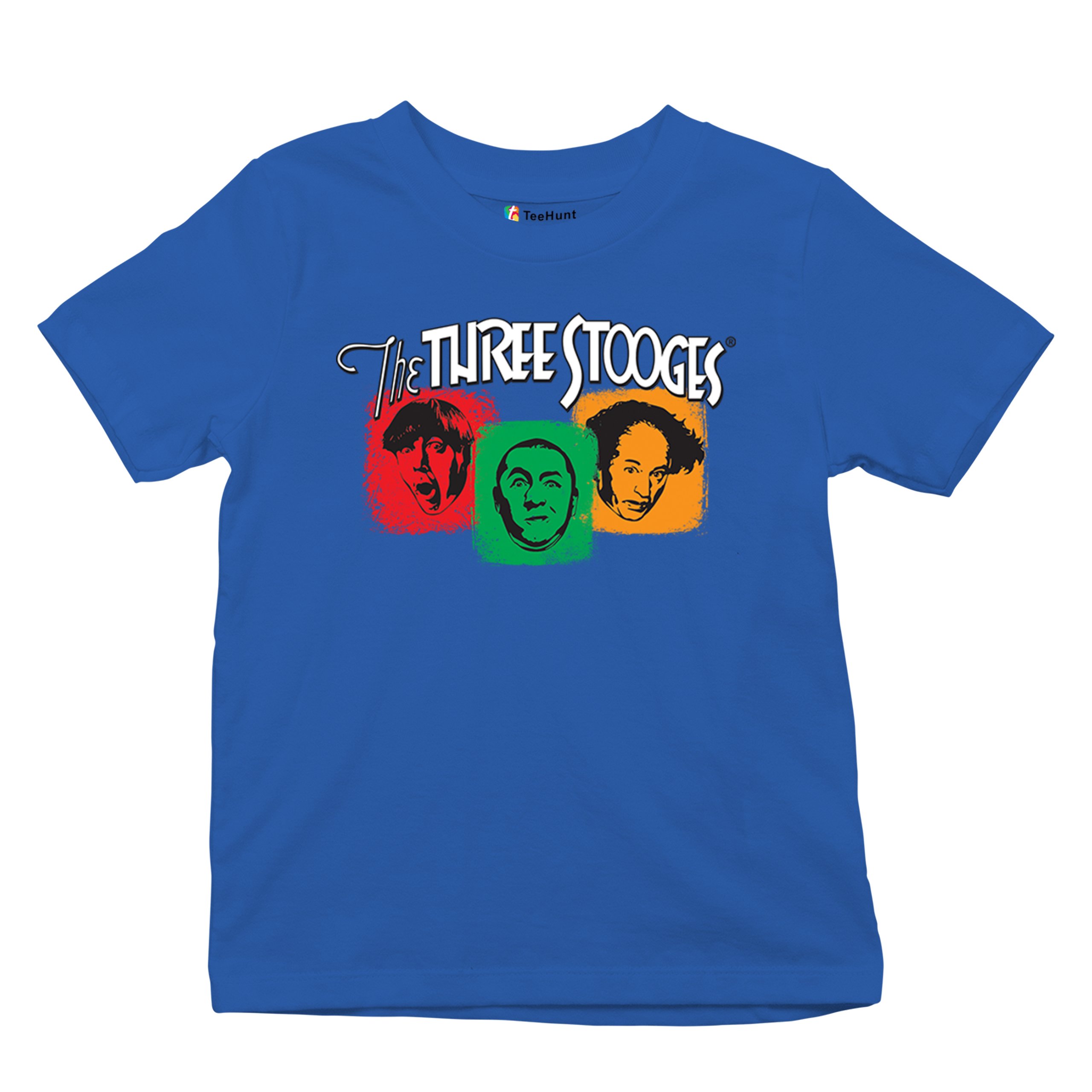 The Three Stooges Youth T-shirt 3 Classic Wise Guys Curly Moe Larry Shemp Kids - Picture 41 of 50