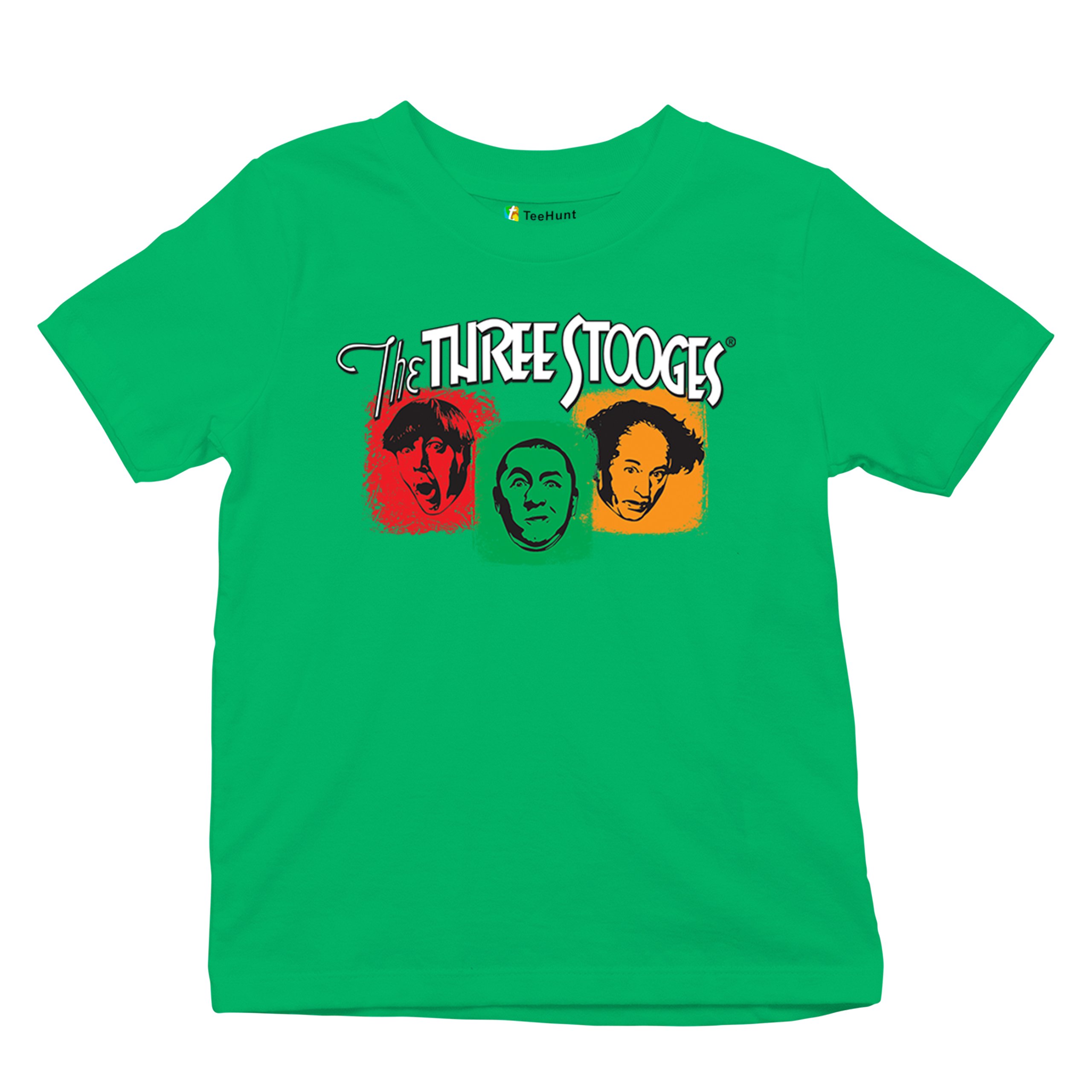 The Three Stooges Youth T-shirt 3 Classic Wise Guys Curly Moe Larry Shemp Kids - Picture 34 of 50