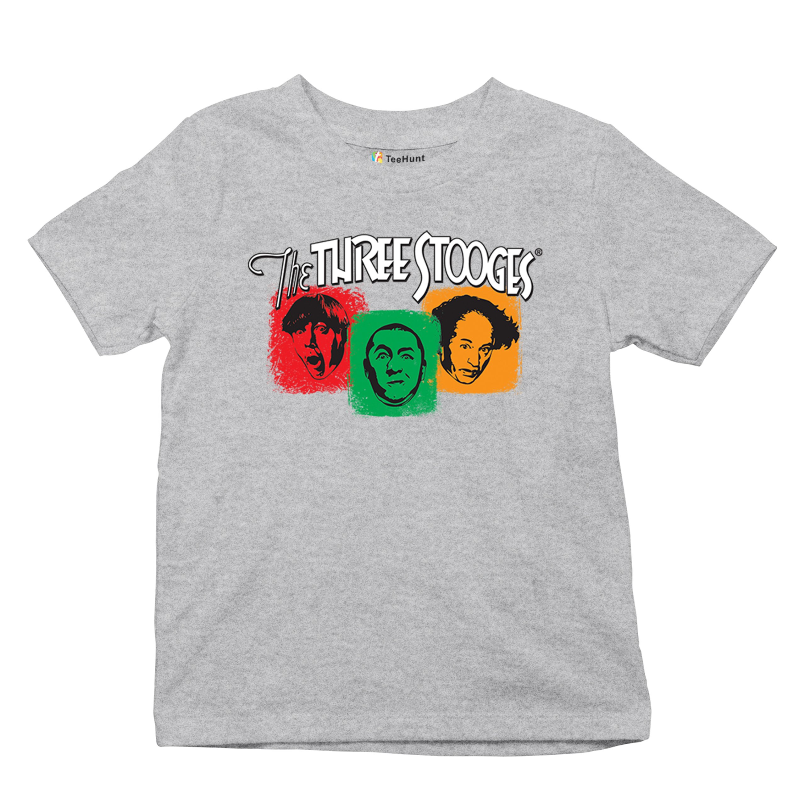 The Three Stooges Youth T-shirt 3 Classic Wise Guys Curly Moe Larry Shemp Kids - Picture 13 of 50