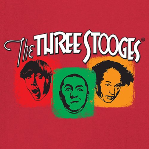 The Three Stooges Youth T-shirt 3 Classic Wise Guys Curly Moe Larry Shemp Kids - Picture 18 of 50
