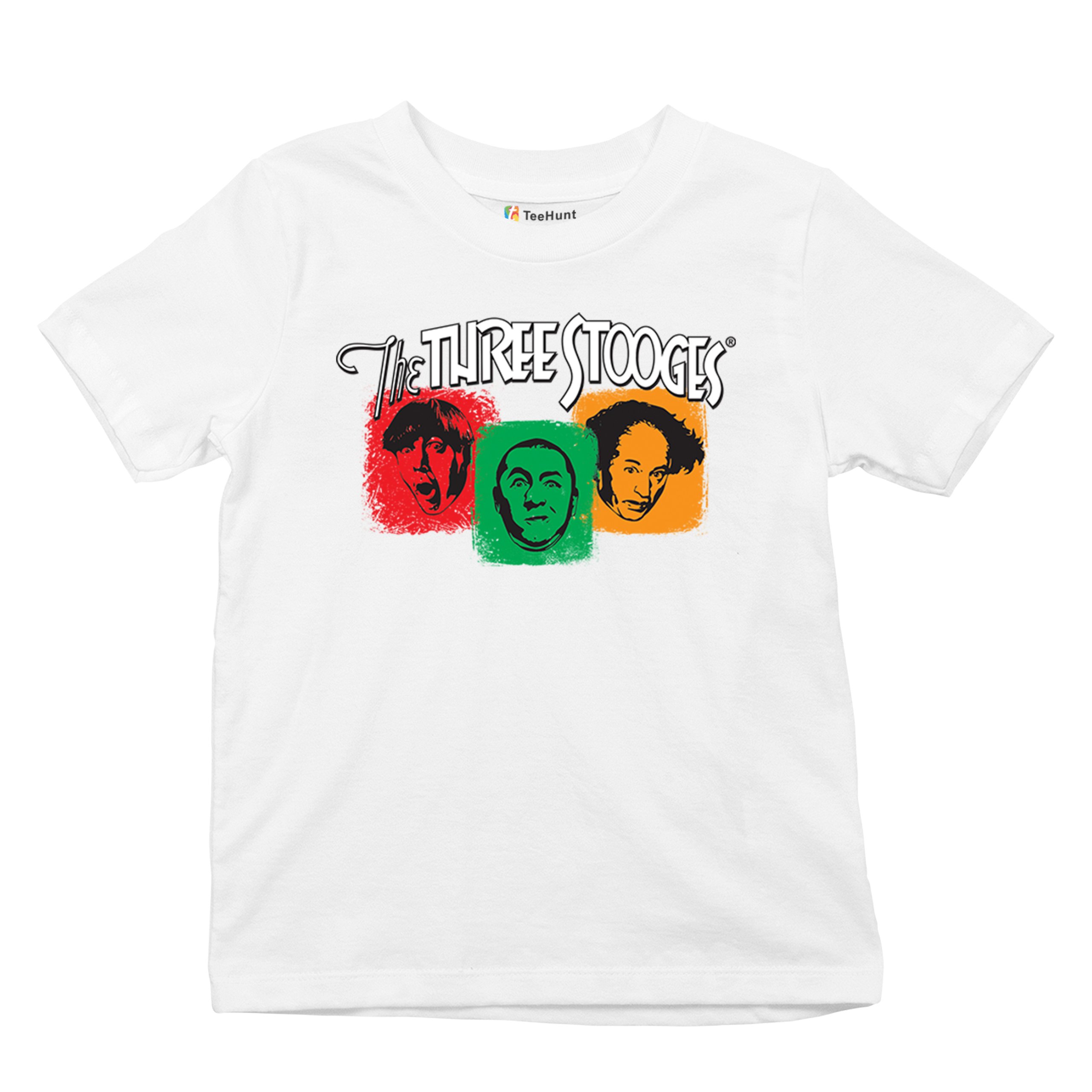 The Three Stooges Youth T-shirt 3 Classic Wise Guys Curly Moe Larry Shemp Kids - Picture 27 of 50