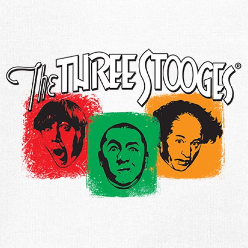 The Three Stooges Youth T-shirt 3 Classic Wise Guys Curly Moe Larry Shemp Kids - Picture 25 of 50