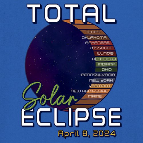 Total Solar Eclipse Path Youth T-shirt April 8 2024 Watch Party Sun Moon Kids - Picture 39 of 50