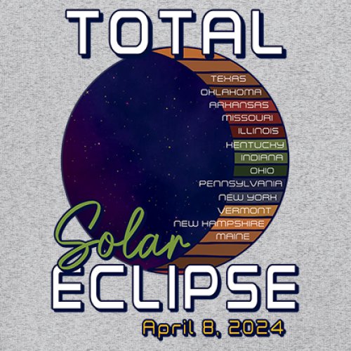 Total Solar Eclipse Path Youth T-shirt April 8 2024 Watch Party Sun Moon Kids - Picture 11 of 50