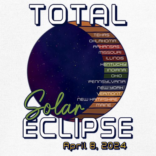 Total Solar Eclipse Path Youth T-shirt April 8 2024 Watch Party Sun Moon Kids - Picture 25 of 50