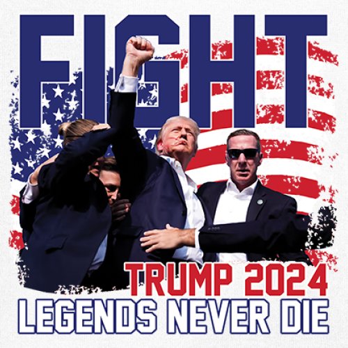 Trump 2024 Legends Never Die Women's Tank Top MAGA America First President - Picture 18 of 36