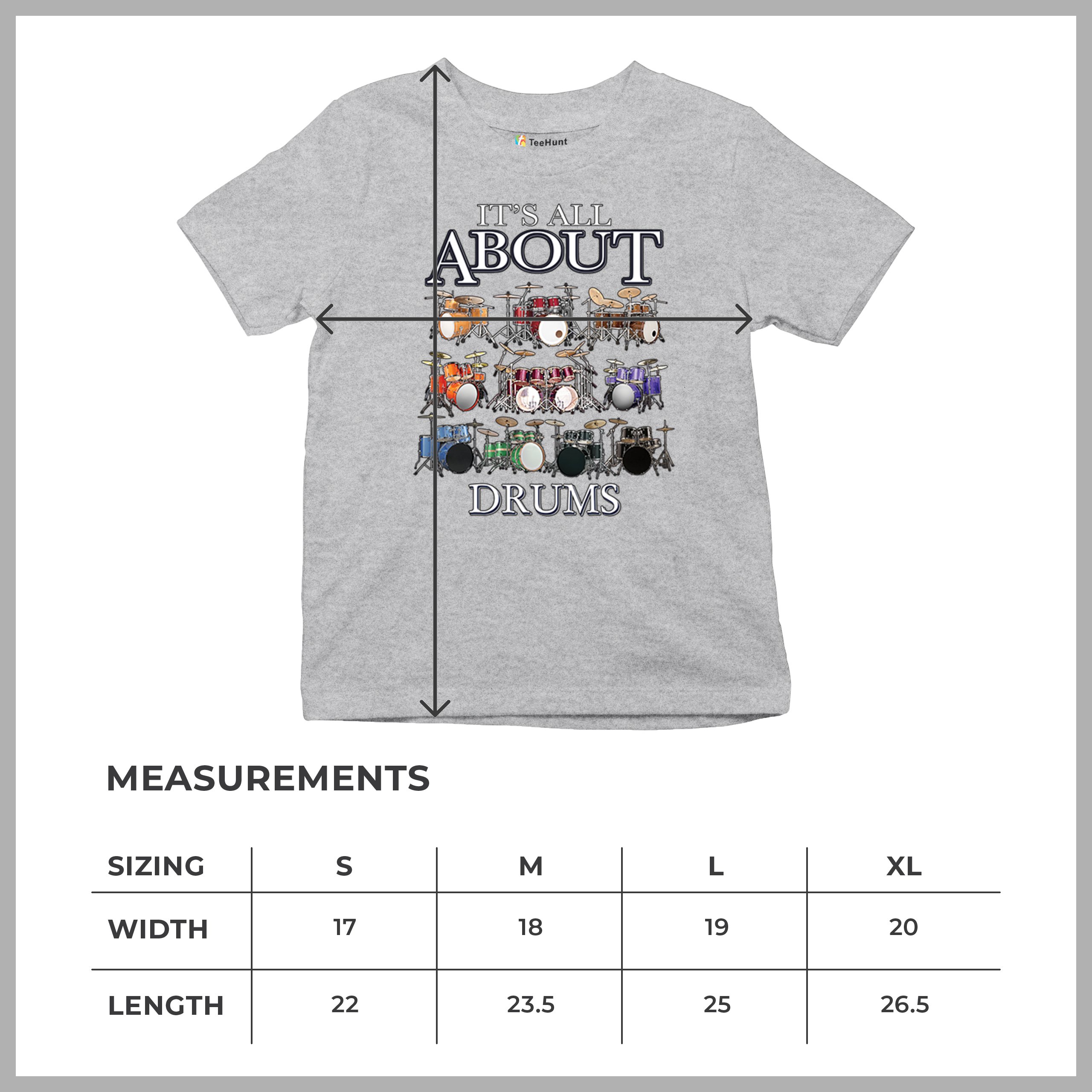 All About Drums Youth T-shirt Colorful Funny Drummer Music Festival Party Kids - Picture 15 of 50