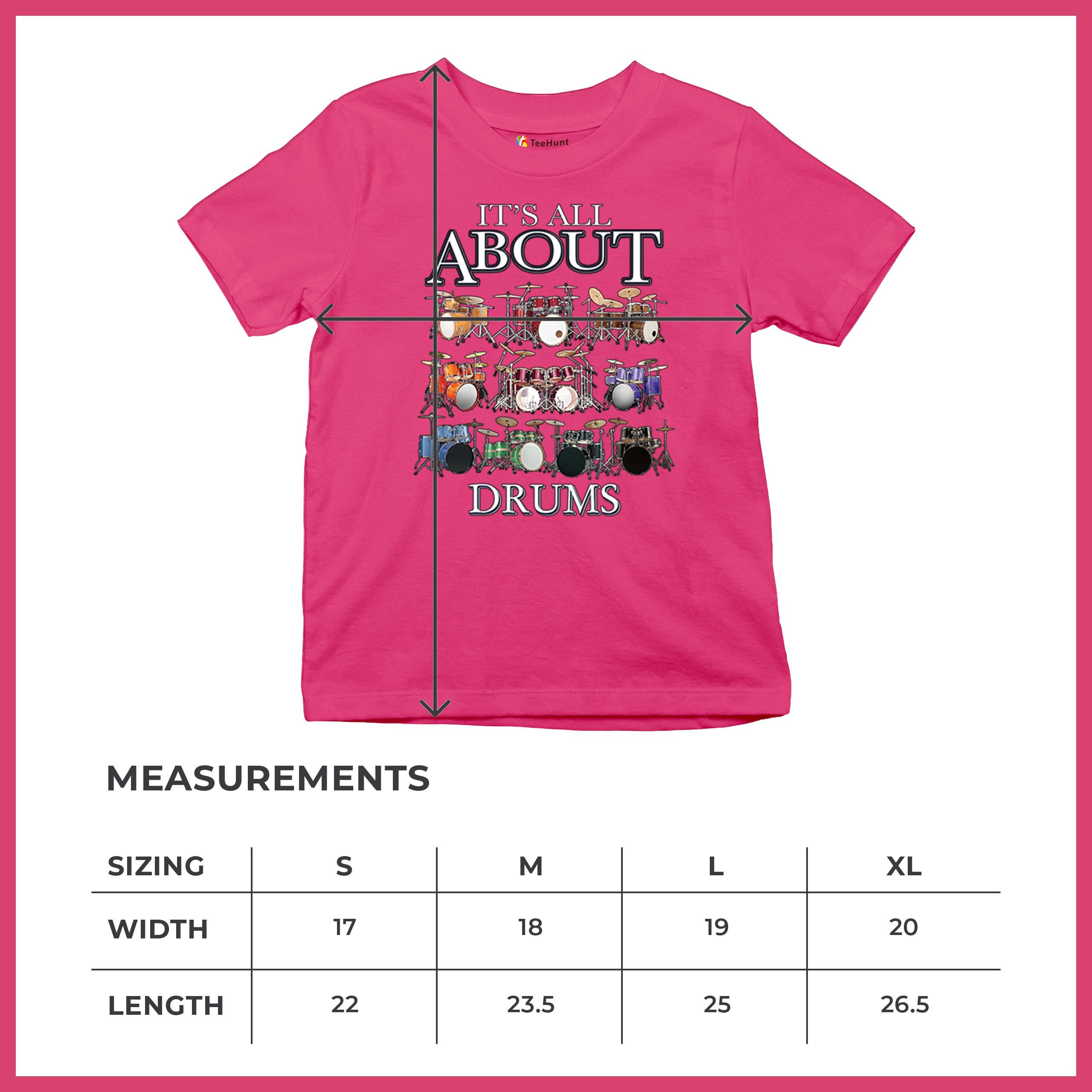 All About Drums Youth T-shirt Colorful Funny Drummer Music Festival Party Kids - Picture 50 of 50