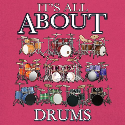 All About Drums Youth T-shirt Colorful Funny Drummer Music Festival Party Kids - Picture 46 of 50