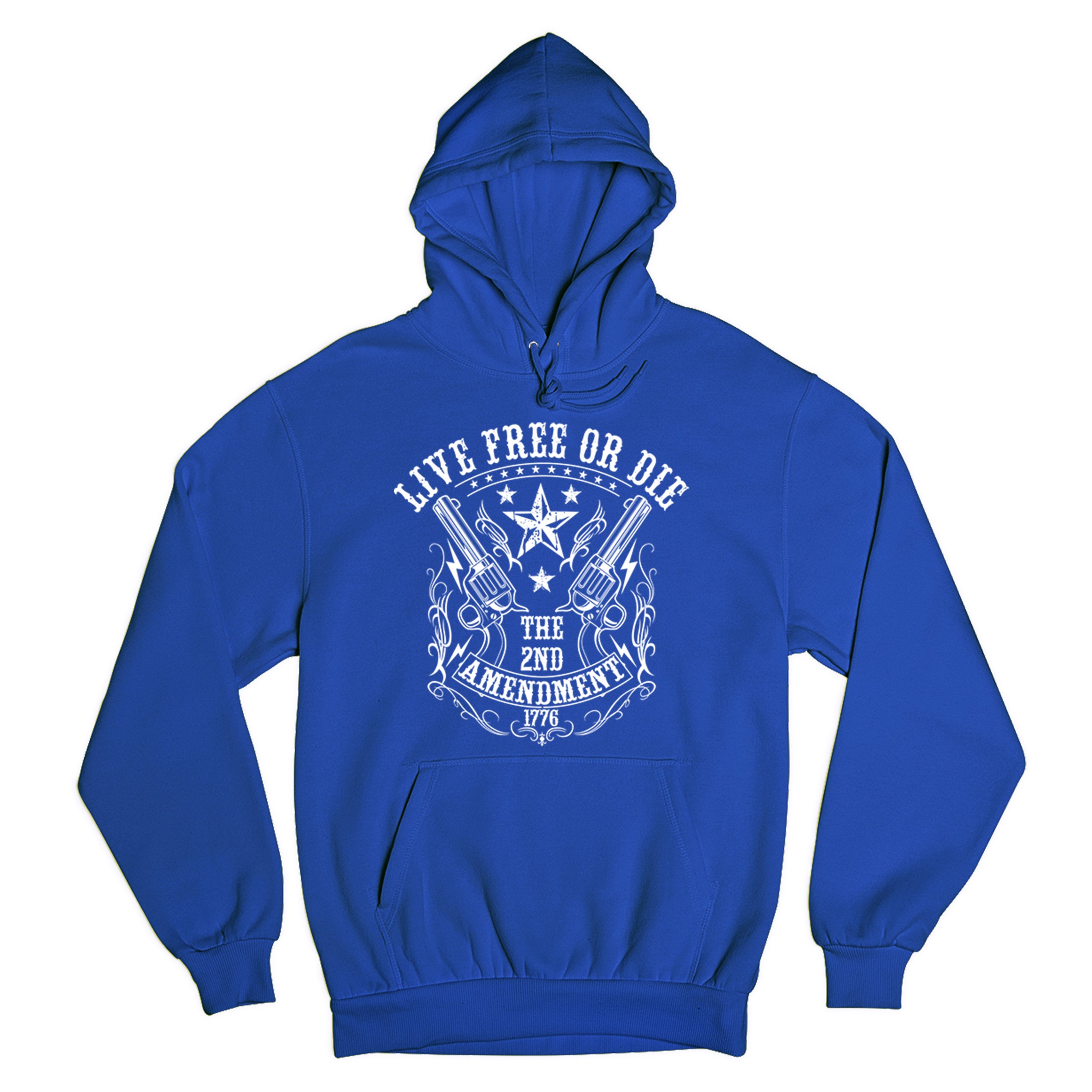 Live Free or Die Sweatshirt The 2nd Amendment 1776 Patriotic Gun Owner Hoodie - Picture 22 of 26