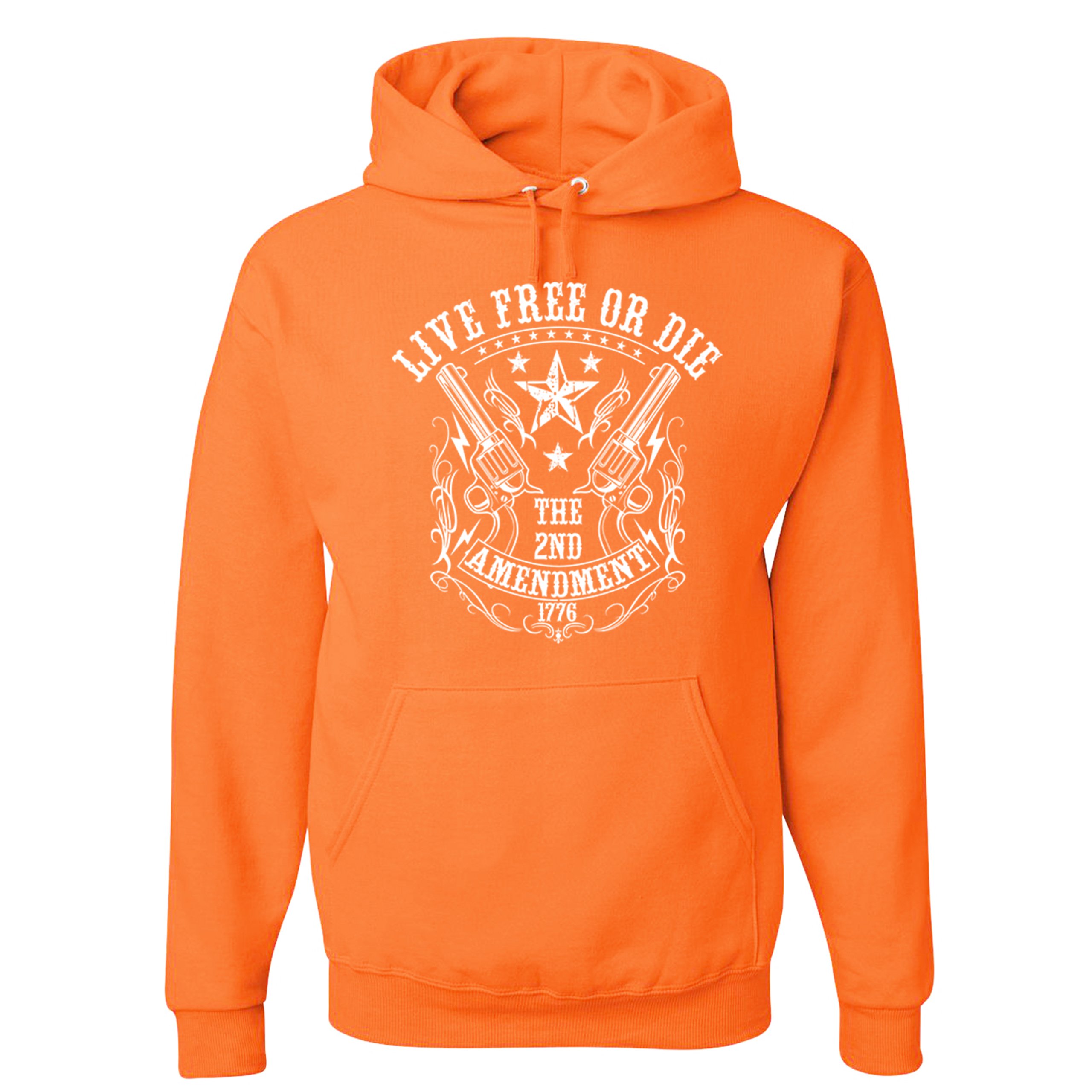 Live Free or Die Sweatshirt The 2nd Amendment 1776 Patriotic Gun Owner Hoodie - Picture 8 of 26