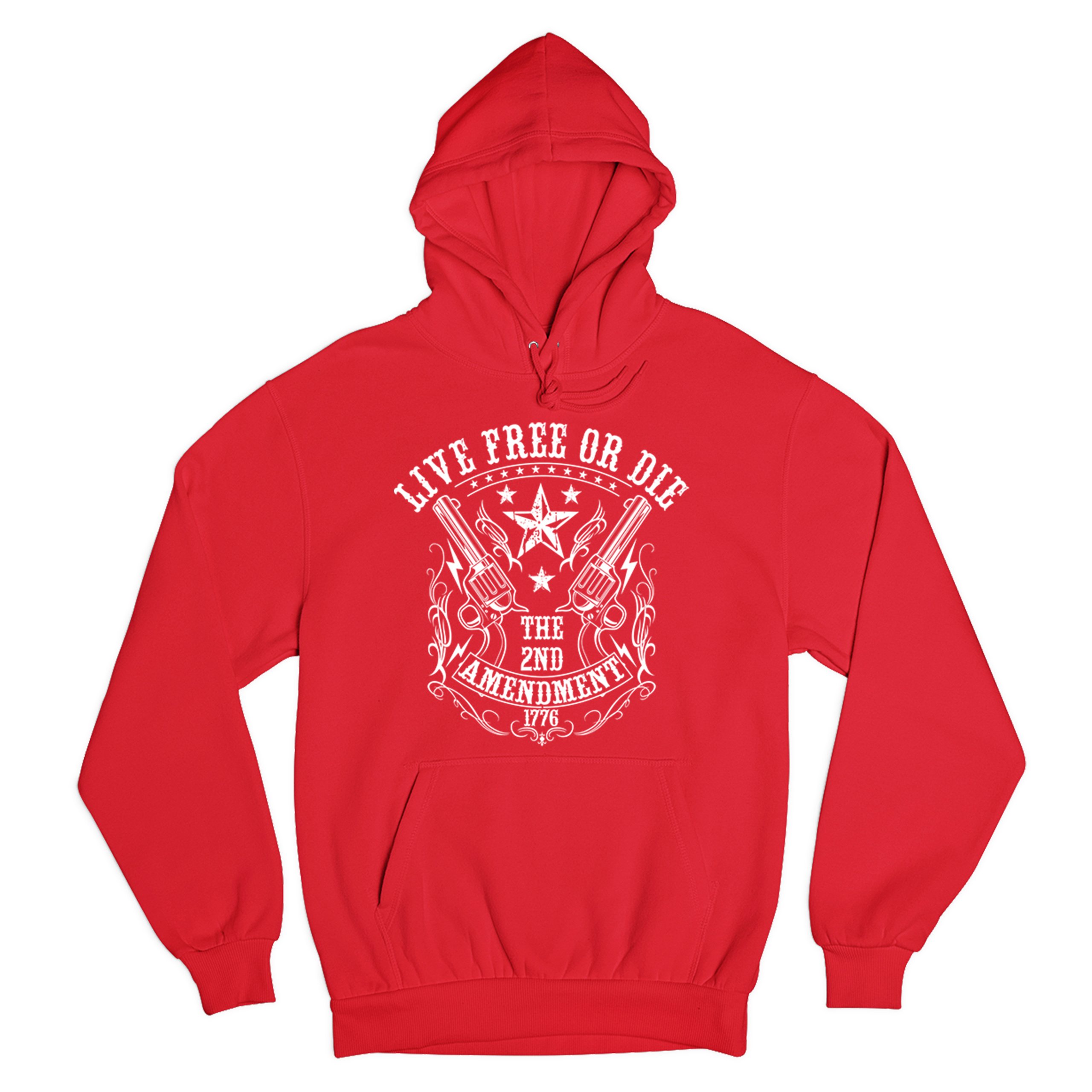 Live Free or Die Sweatshirt The 2nd Amendment 1776 Patriotic Gun Owner Hoodie - Picture 17 of 26