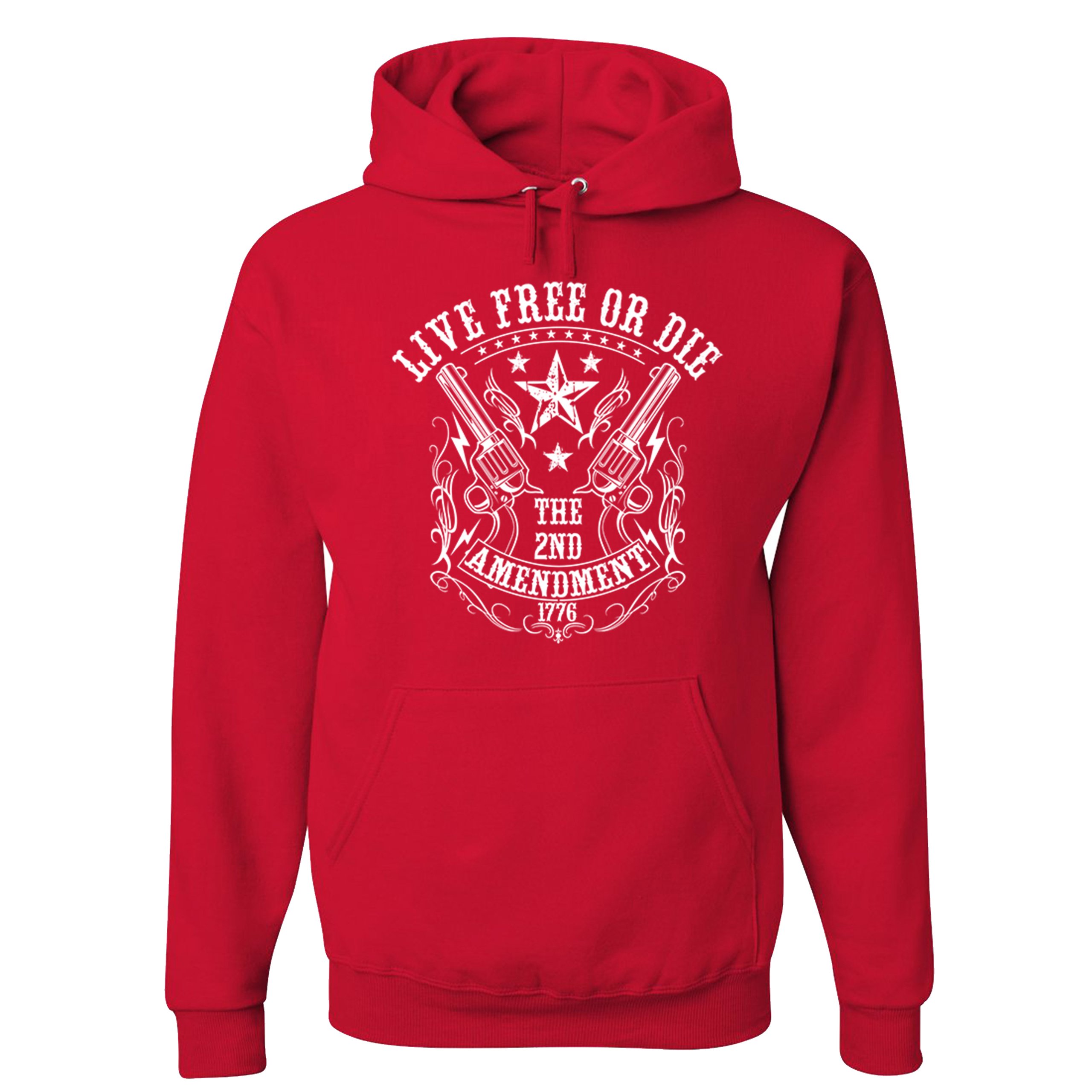 Live Free or Die Sweatshirt The 2nd Amendment 1776 Patriotic Gun Owner Hoodie - Picture 18 of 26