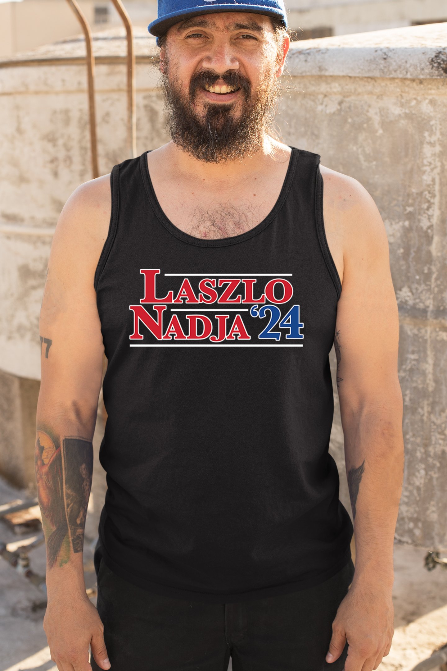 ALTRA Canotta Laszlo Nadja 2024 divertente scherzo umorismo elezioni presidenziali uomo