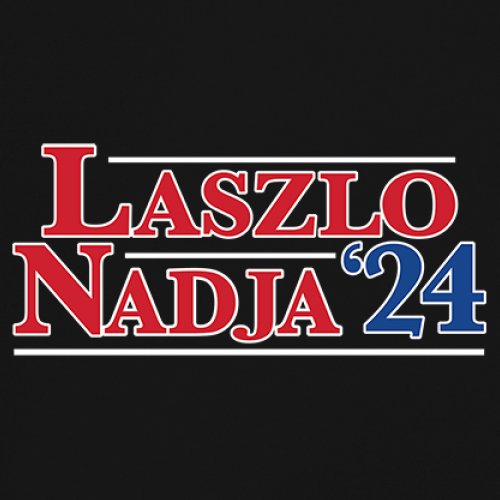 ALTRA Canotta Laszlo Nadja 2024 divertente scherzo umorismo elezioni presidenziali uomo