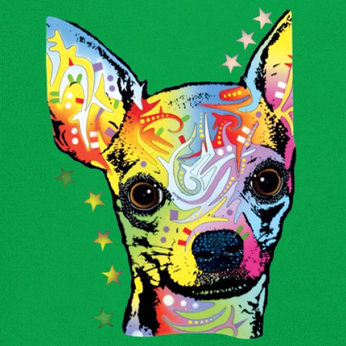 Dean Russo Cute Chihuahua Youth T-shirt Neon Colorful Small Dog Pet Kids - Picture 32 of 50