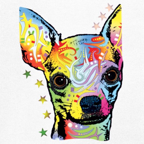 Dean Russo Cute Chihuahua Youth T-shirt Neon Colorful Small Dog Pet Kids - Picture 25 of 50