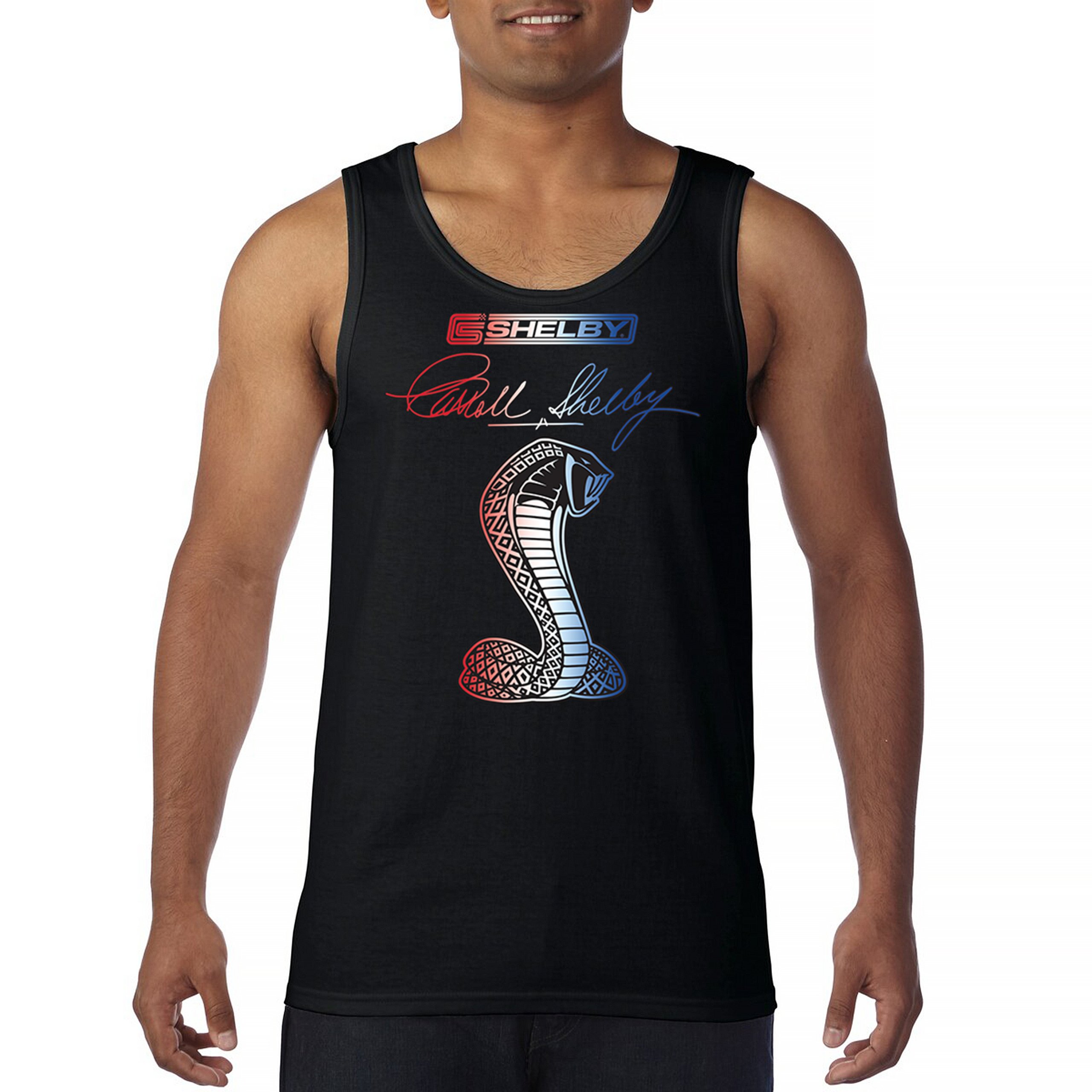 Shelby Cobra Tank Top Mustang GT500 GT350 Racing GT Powered by Ford Men&rsquo;s Top