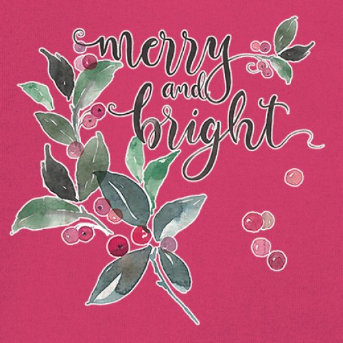 Merry and Bright Cute Christmas Women's Long Sleeve T-shirt Jolly Santa Xmas - Picture 46 of 50