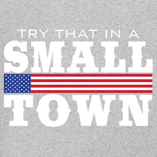 Try That In A Small Town Sweatshirt Patriotic Country Song Republican Crewneck - Picture 11 of 29