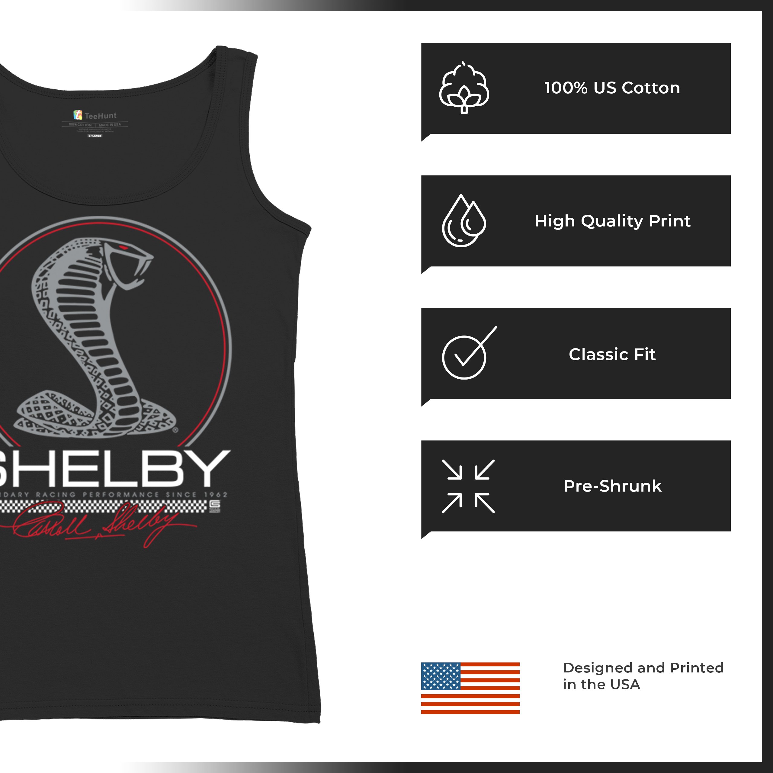 Shelby Cobra Legendary Racing Performance Women's Tank Top American Classic