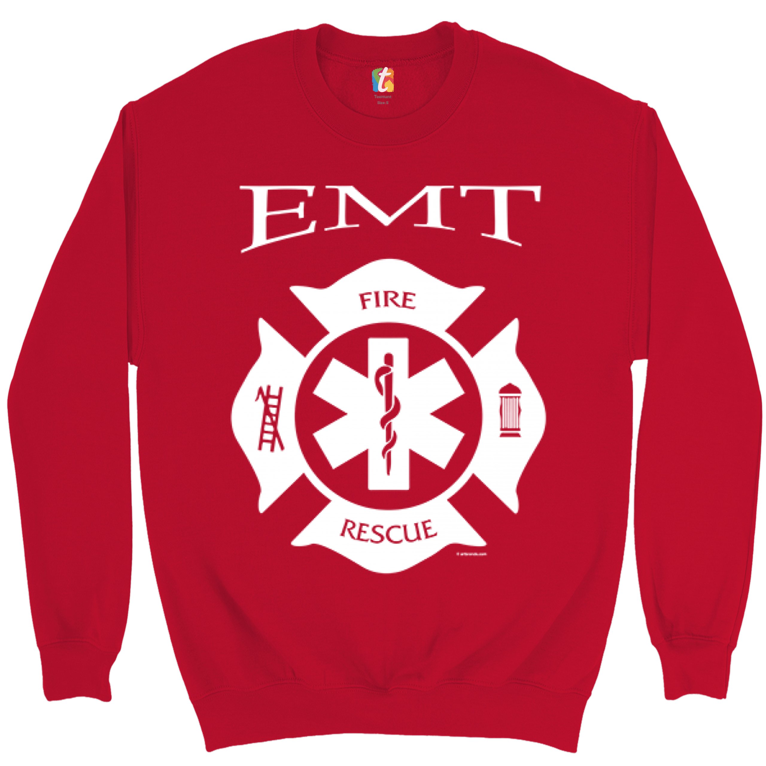 EMT Fire and Rescue Sweatshirt Emergency First Responder EMS Medic