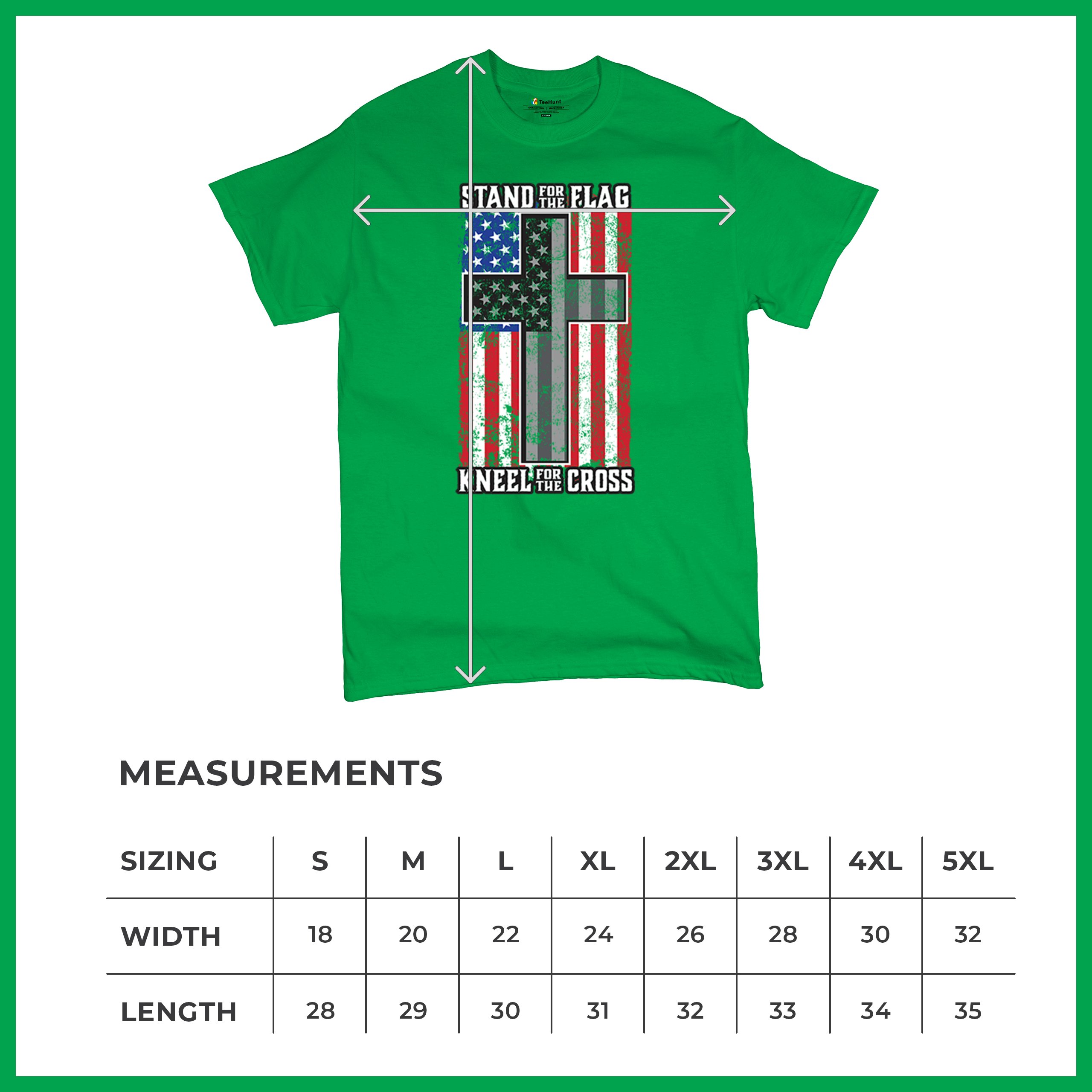 Stand for the Flag Kneel for the Cross T-shirt American Patriotic Men's Tee - Picture 64 of 113