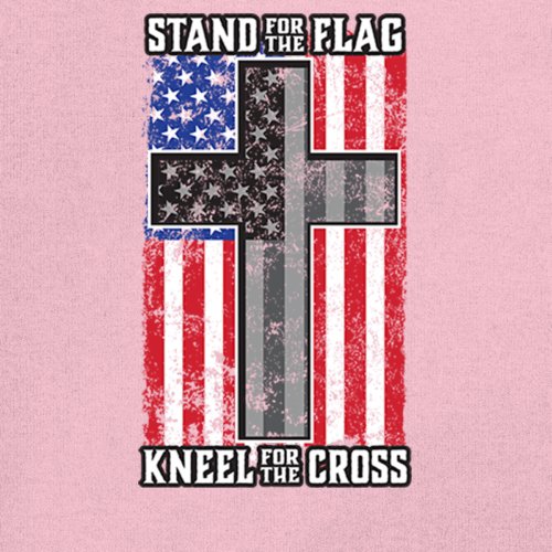 Stand for the Flag Kneel for the Cross T-shirt American Patriotic Men's Tee - Picture 88 of 113