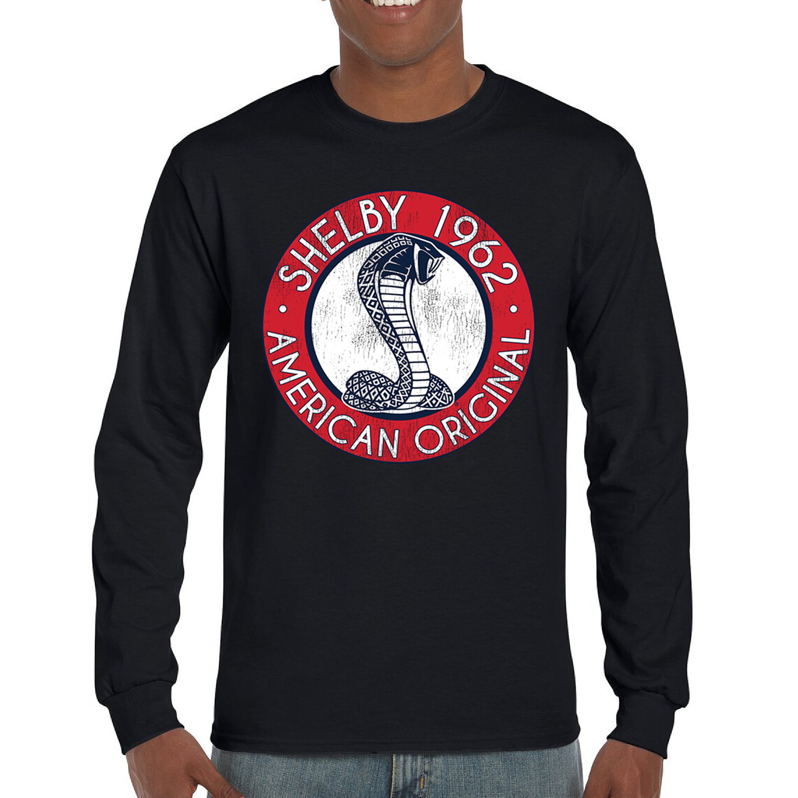 ALTRA T shirt manica lunga originale americana Shelby 1962 Mustang Cobra GT GT500 Ford