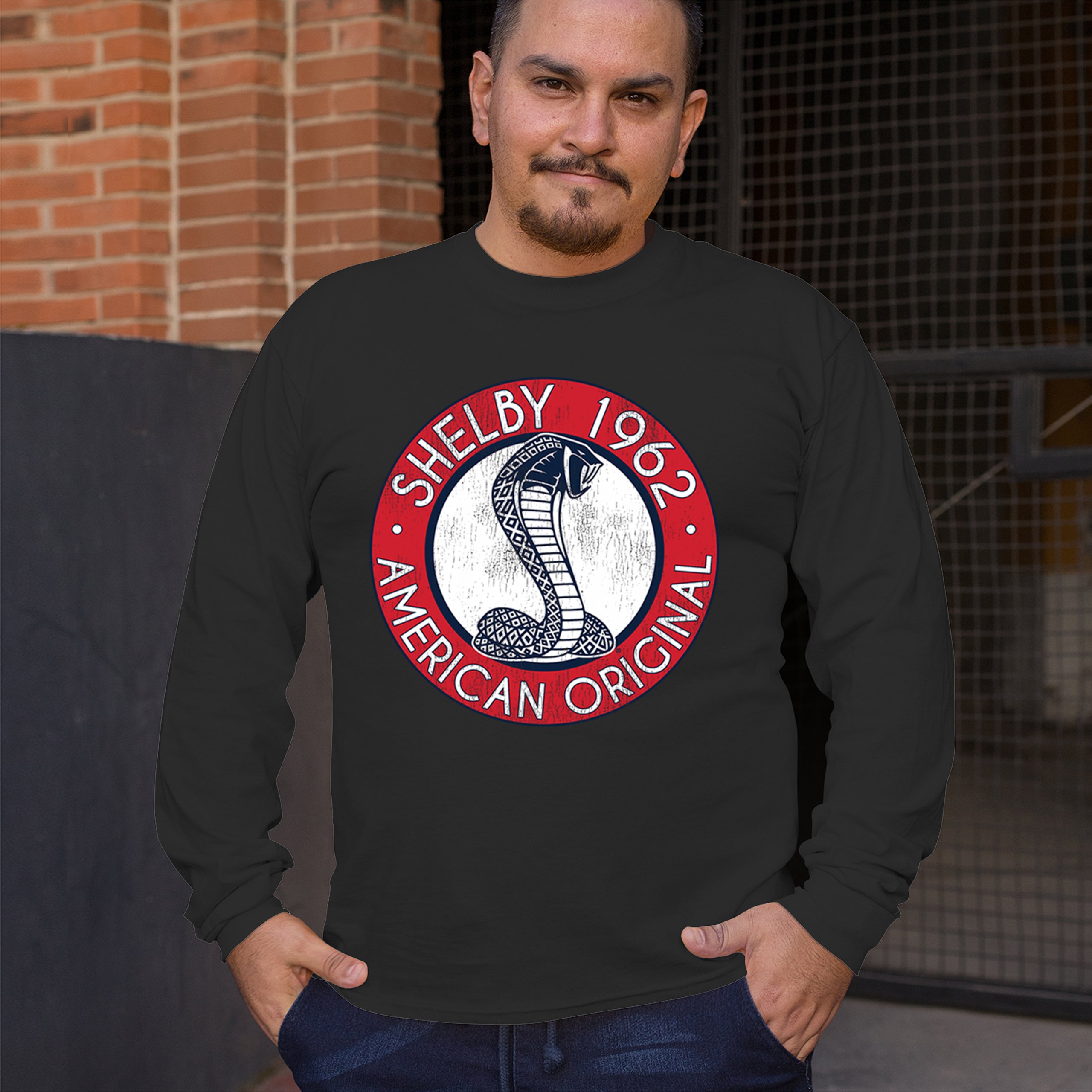 ALTRA T shirt manica lunga originale americana Shelby 1962 Mustang Cobra GT GT500 Ford