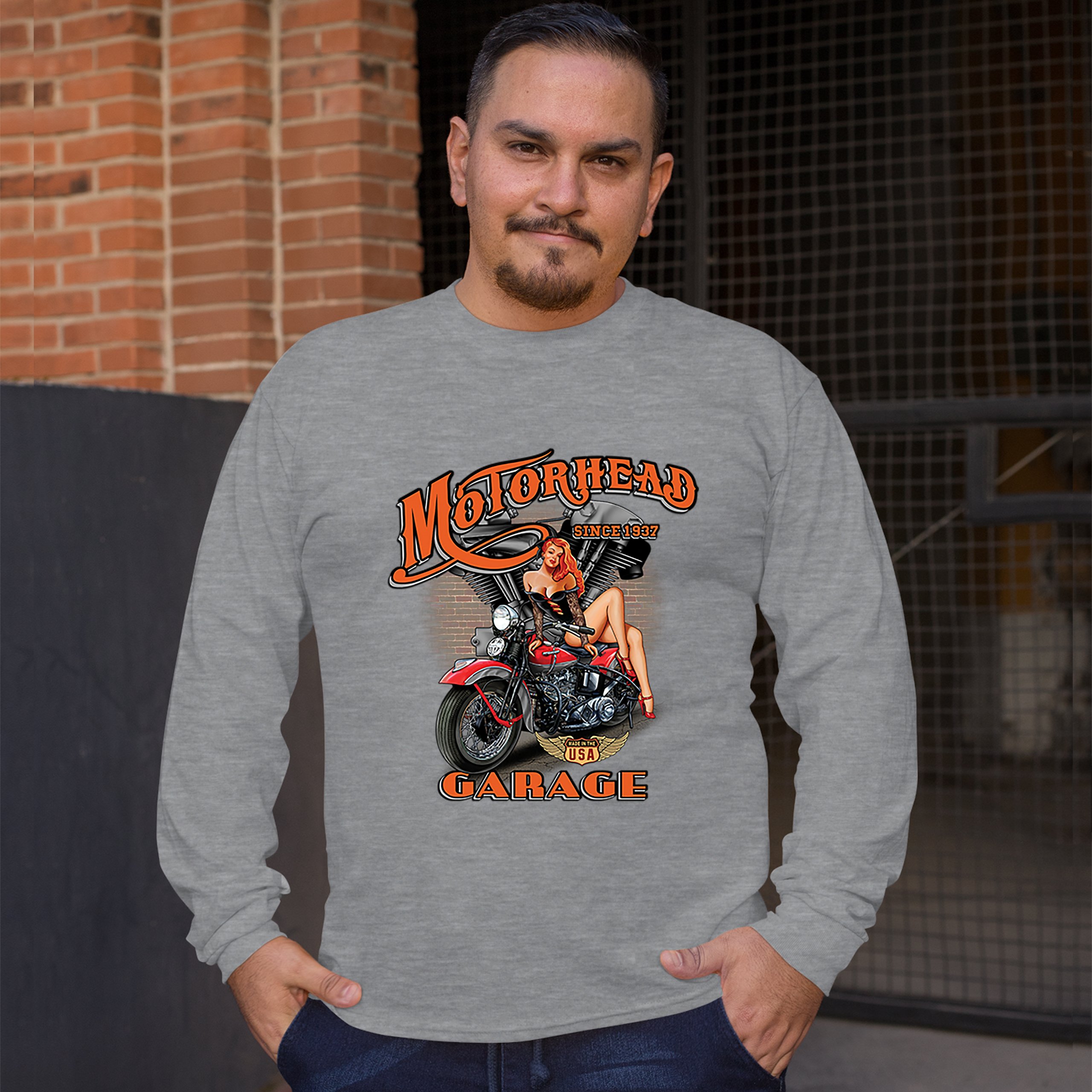 garage long sleeve shirt