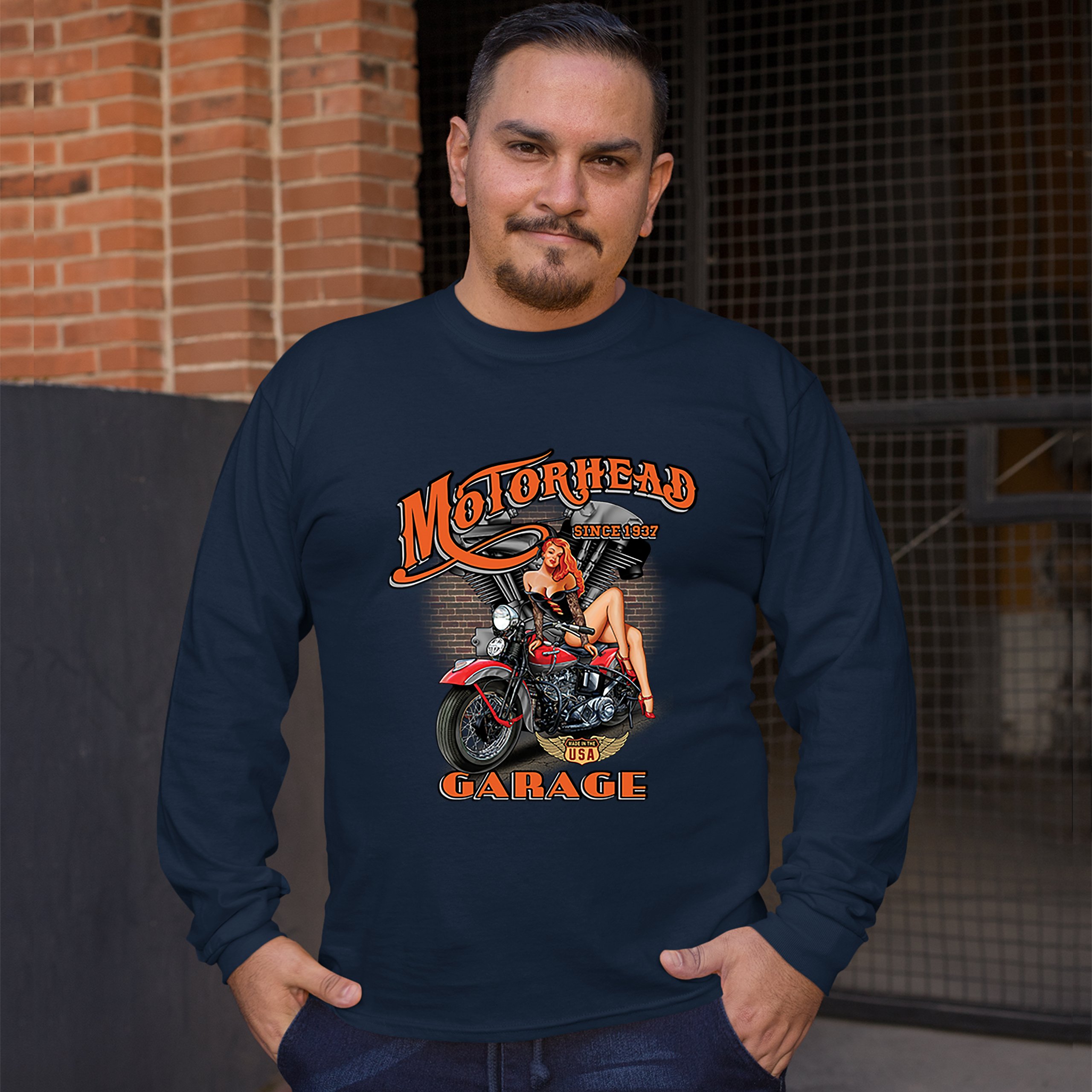 garage long sleeve shirt