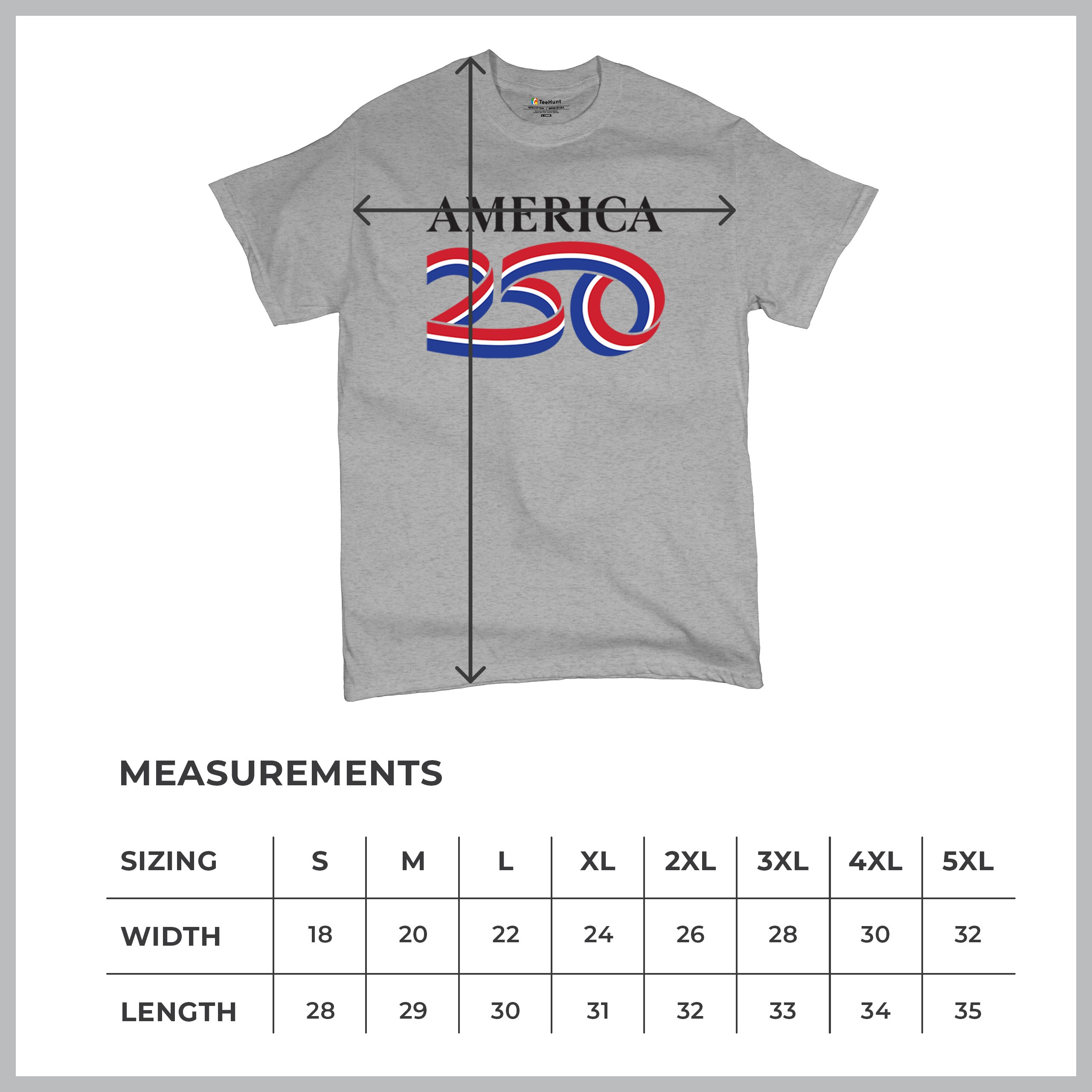 Official USA 250 T-shirt American Patriotic July 4 Independence Men's Tee - Picture 22 of 113